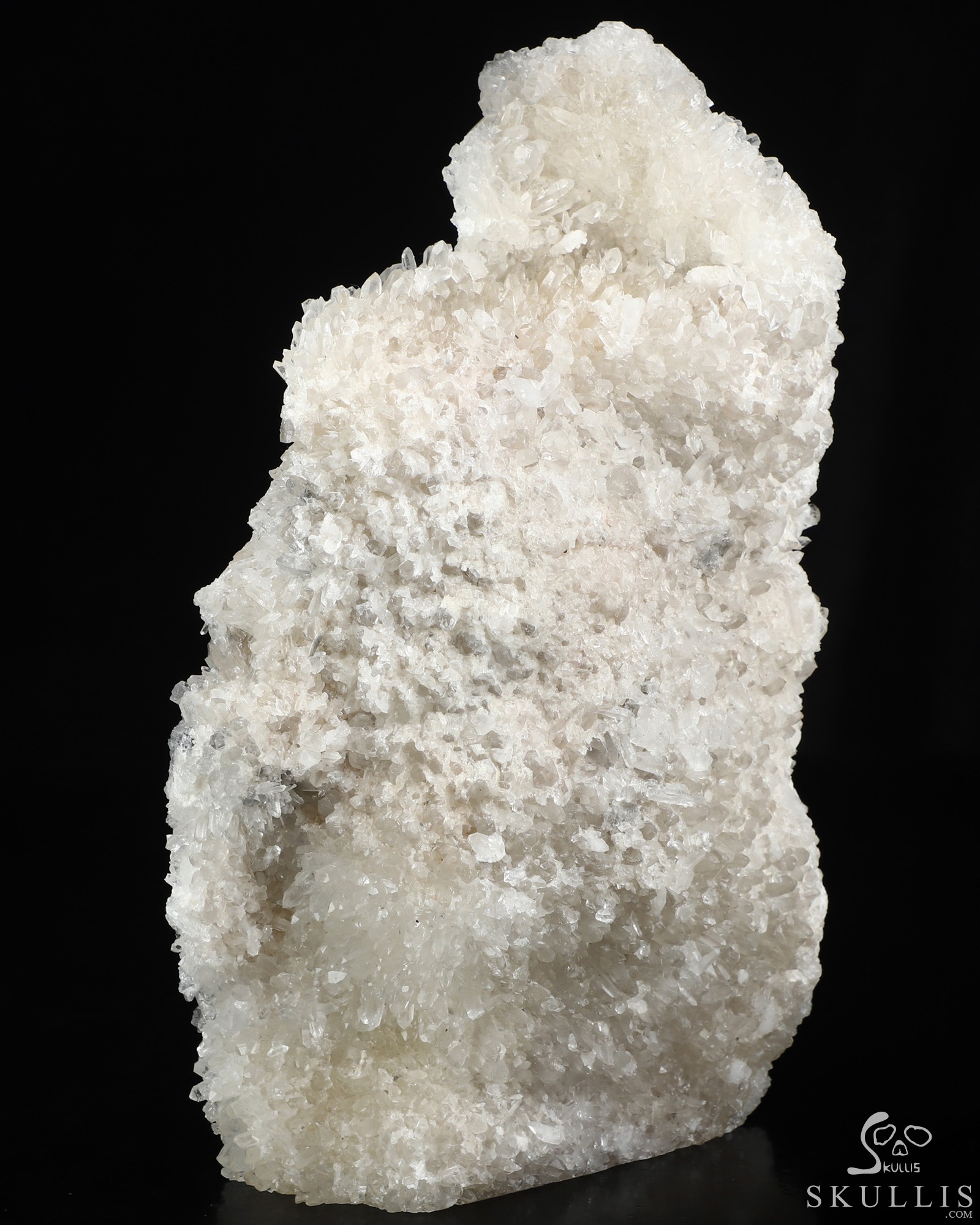 8.9" Quartz rock druse Hand Carved Crystal Skull with Snake Fine Art Sculpture, Crystal Healing 8.9" Quartz rock druse Hand Carved Crystal Skull with Snake Fine Art Sculpture, Crystal Healing