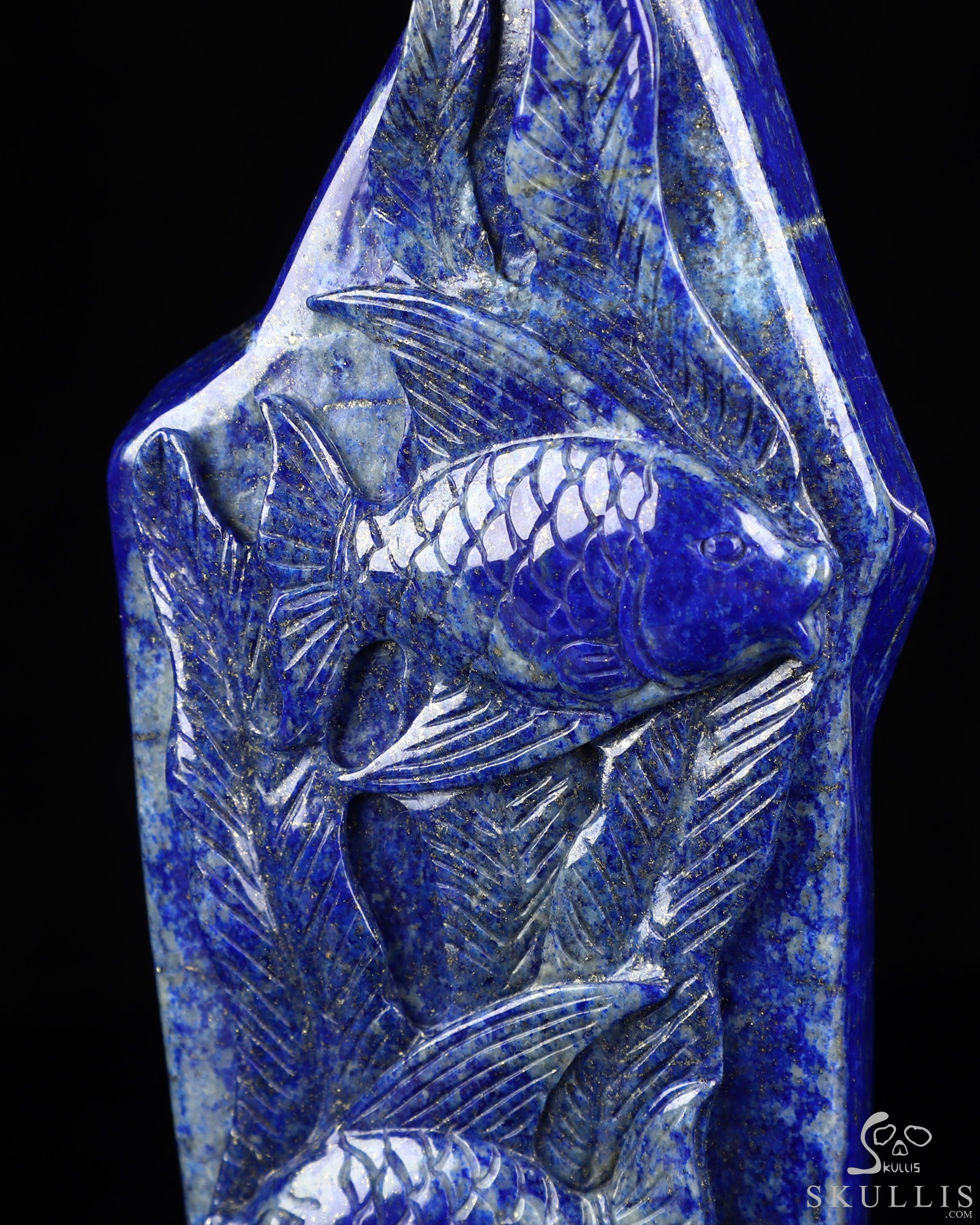 July 16, 2026 ACSAD (A Crystal Skull a Day) - Stars Beneath the Sea - Gemstone 8.3" Lapis Lazuli Hand Carved Crystal Skull Fine Art Sculpture, Crystal Healing July 16, 2026 ACSAD (A Crystal Skull a Day) - Stars Beneath the Sea - Gemstone 8.3" Lapis Lazuli Hand Carved Crystal Skull Fine Art Sculpture, Crystal Healing