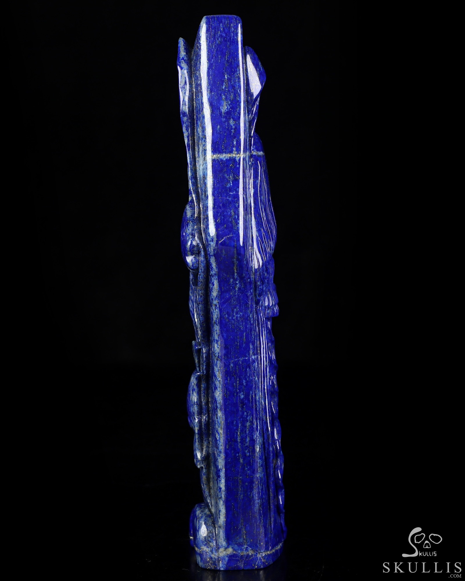 July 16, 2026 ACSAD (A Crystal Skull a Day) - Stars Beneath the Sea - Gemstone 8.3" Lapis Lazuli Hand Carved Crystal Skull Fine Art Sculpture, Crystal Healing July 16, 2026 ACSAD (A Crystal Skull a Day) - Stars Beneath the Sea - Gemstone 8.3" Lapis Lazuli Hand Carved Crystal Skull Fine Art Sculpture, Crystal Healing