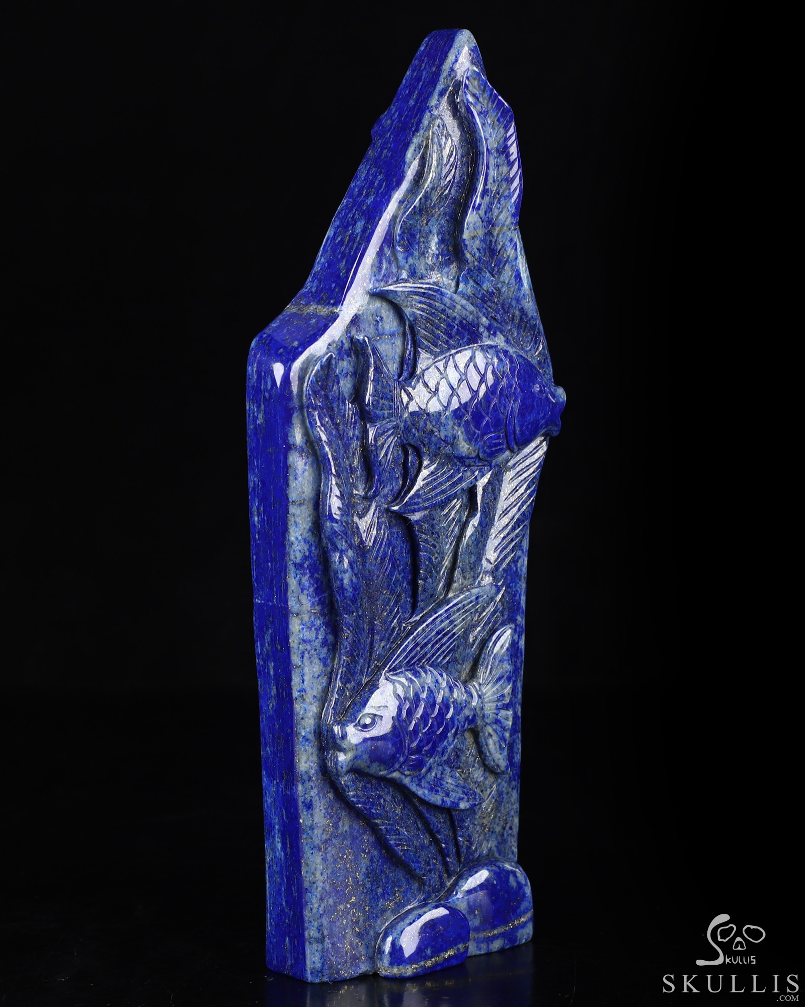 July 16, 2026 ACSAD (A Crystal Skull a Day) - Stars Beneath the Sea - Gemstone 8.3" Lapis Lazuli Hand Carved Crystal Skull Fine Art Sculpture, Crystal Healing July 16, 2026 ACSAD (A Crystal Skull a Day) - Stars Beneath the Sea - Gemstone 8.3" Lapis Lazuli Hand Carved Crystal Skull Fine Art Sculpture, Crystal Healing