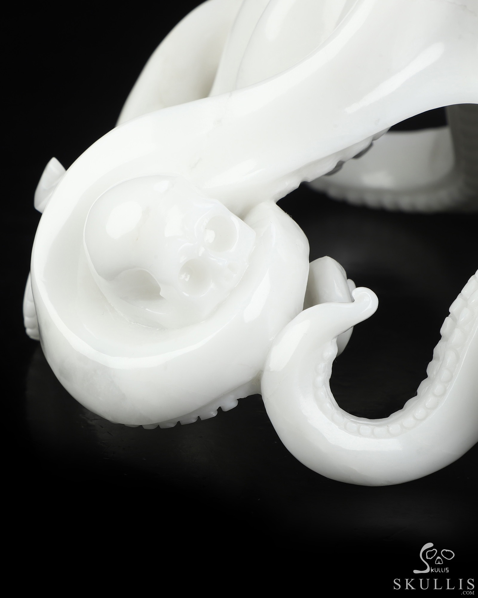 July 2, 2026 ACSAD (A Crystal Skull a Day) - The Tidal Cradle - 8.4" White Jade Carved Nautiloid Cthulhu Crystal Skull Sculpture, Crystal Healing July 2, 2026 ACSAD (A Crystal Skull a Day) - The Tidal Cradle - 8.4" White Jade Carved Nautiloid Cthulhu Crystal Skull Sculpture, Crystal Healing