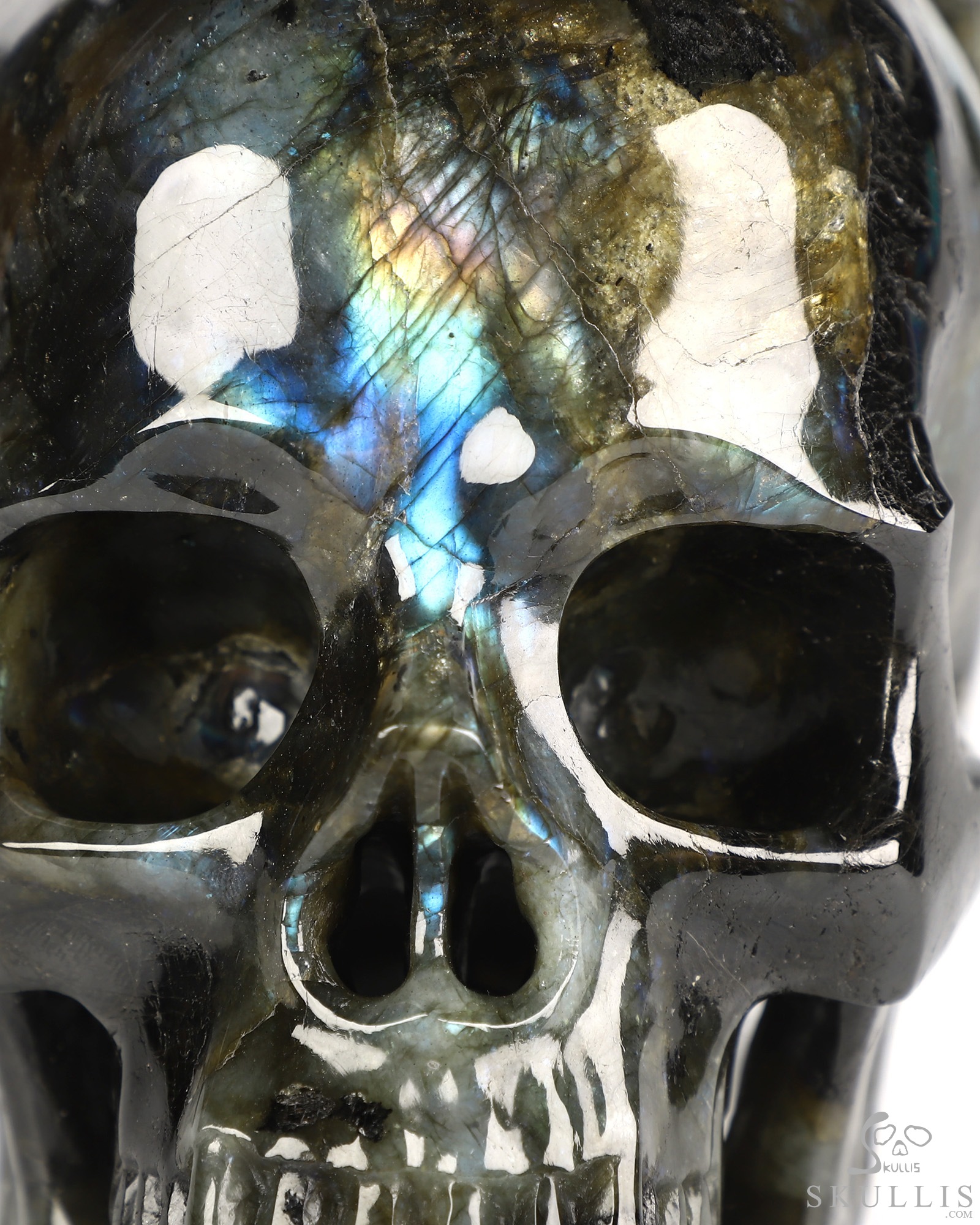 July 21, 2026 ACSAD (A Crystal Skull a Day) - Where Moonlight Swims - 8.6" Labradorite Carved Goldfish And Crystal Skull Fine Art Sculpture, Crystal Healing July 21, 2026 ACSAD (A Crystal Skull a Day) - Where Moonlight Swims - 8.6" Labradorite Carved Goldfish And Crystal Skull Fine Art Sculpture, Crystal Healing