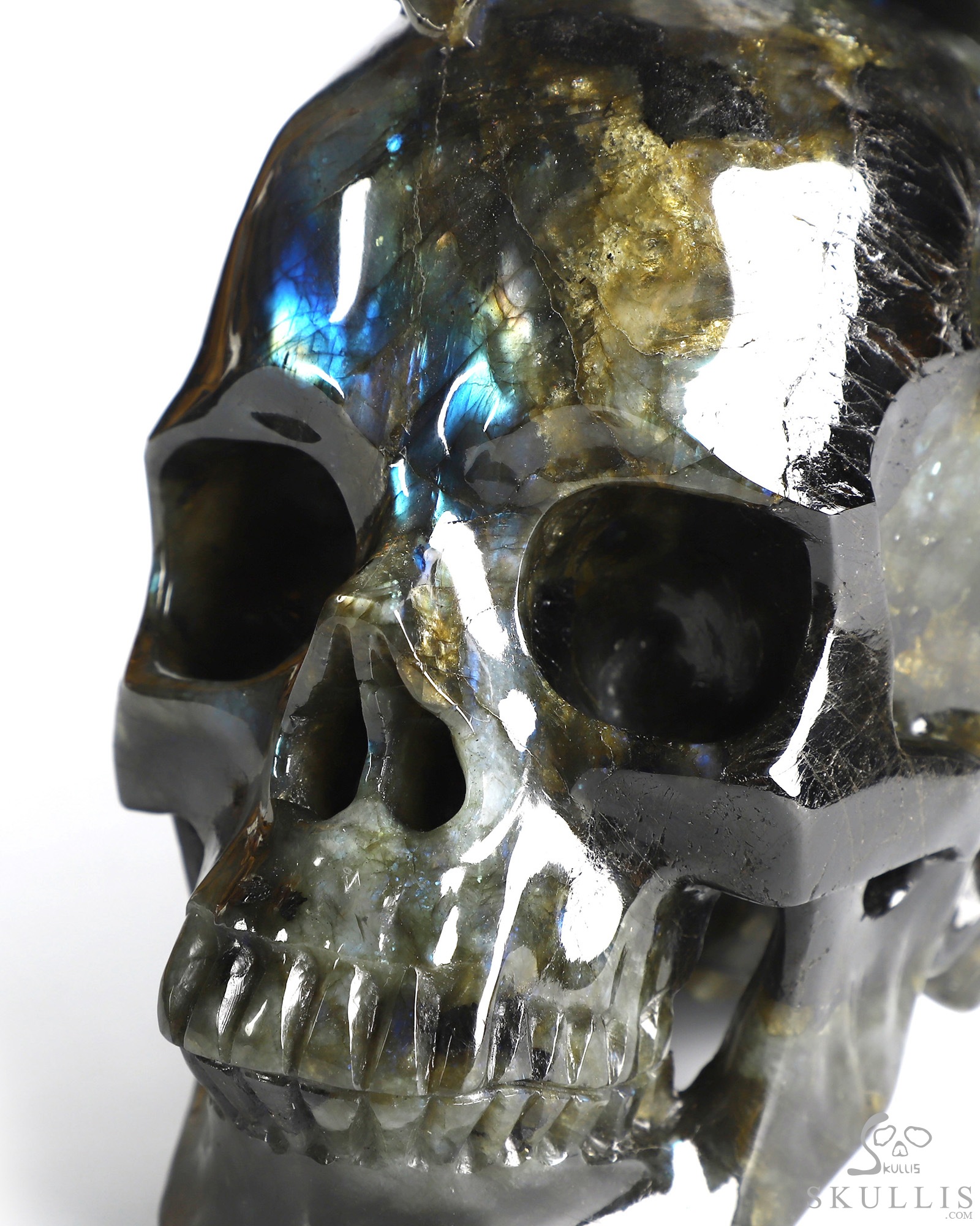 July 21, 2026 ACSAD (A Crystal Skull a Day) - Where Moonlight Swims - 8.6" Labradorite Carved Goldfish And Crystal Skull Fine Art Sculpture, Crystal Healing July 21, 2026 ACSAD (A Crystal Skull a Day) - Where Moonlight Swims - 8.6" Labradorite Carved Goldfish And Crystal Skull Fine Art Sculpture, Crystal Healing
