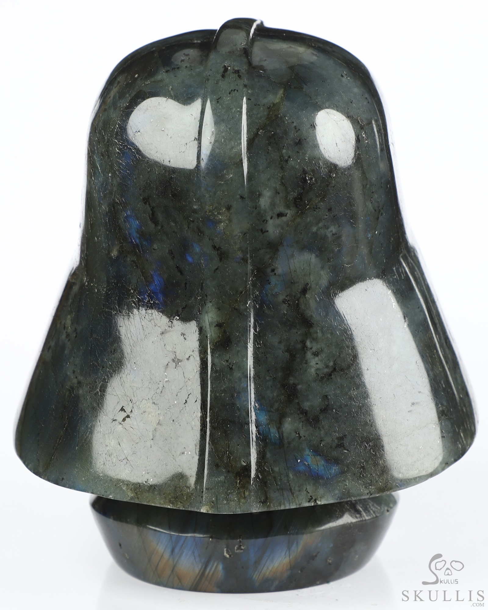 5.9" Labradorite Hand Carved Crystal Skull Fine Art Sculpture, Crystal Healing 5.9" Labradorite Hand Carved Crystal Skull Fine Art Sculpture, Crystal Healing
