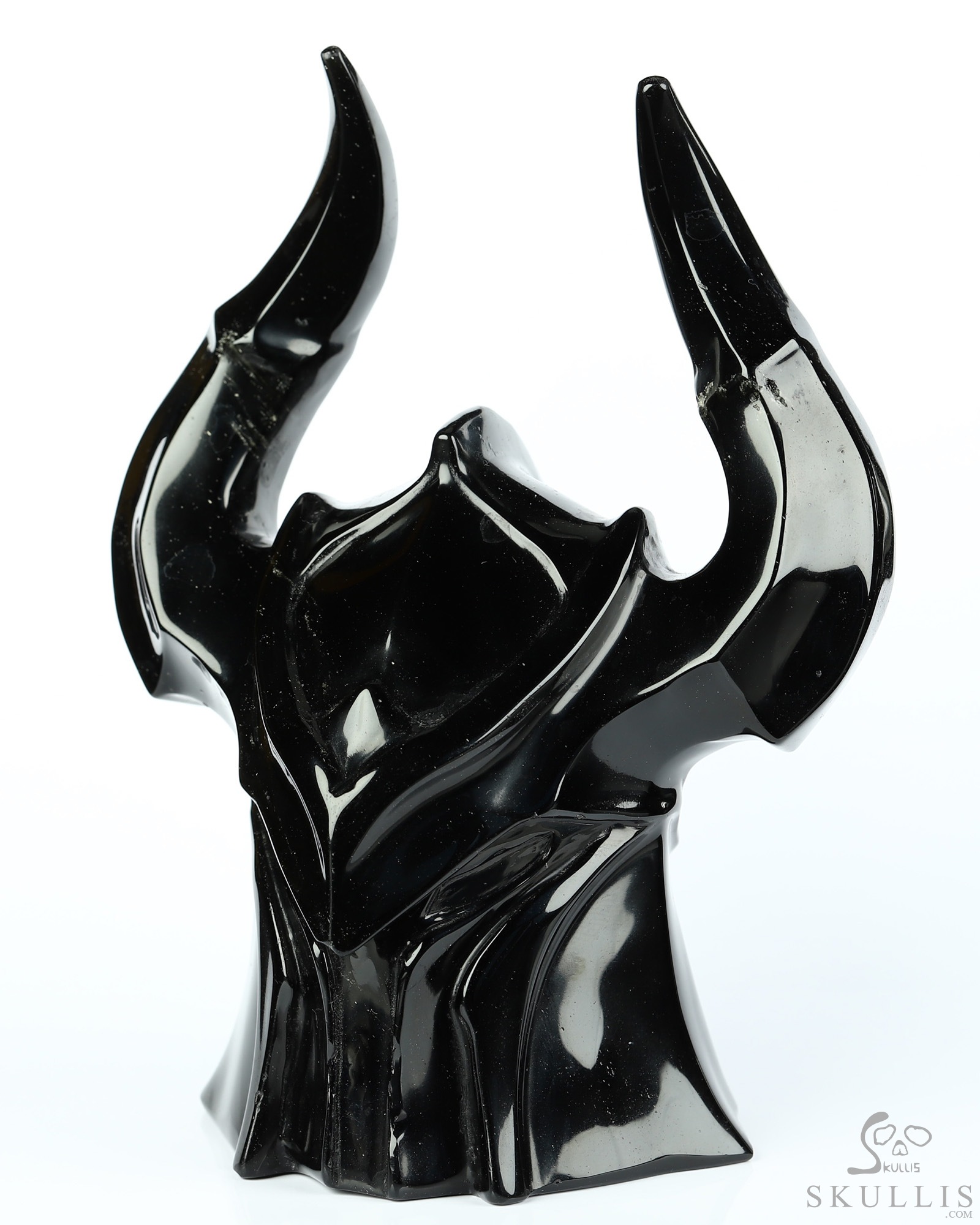 5.6" Black Obsidian Hand Carved Crystal Fine Art Sculpture, Crystal Healing 5.6" Black Obsidian Hand Carved Crystal Fine Art Sculpture, Crystal Healing