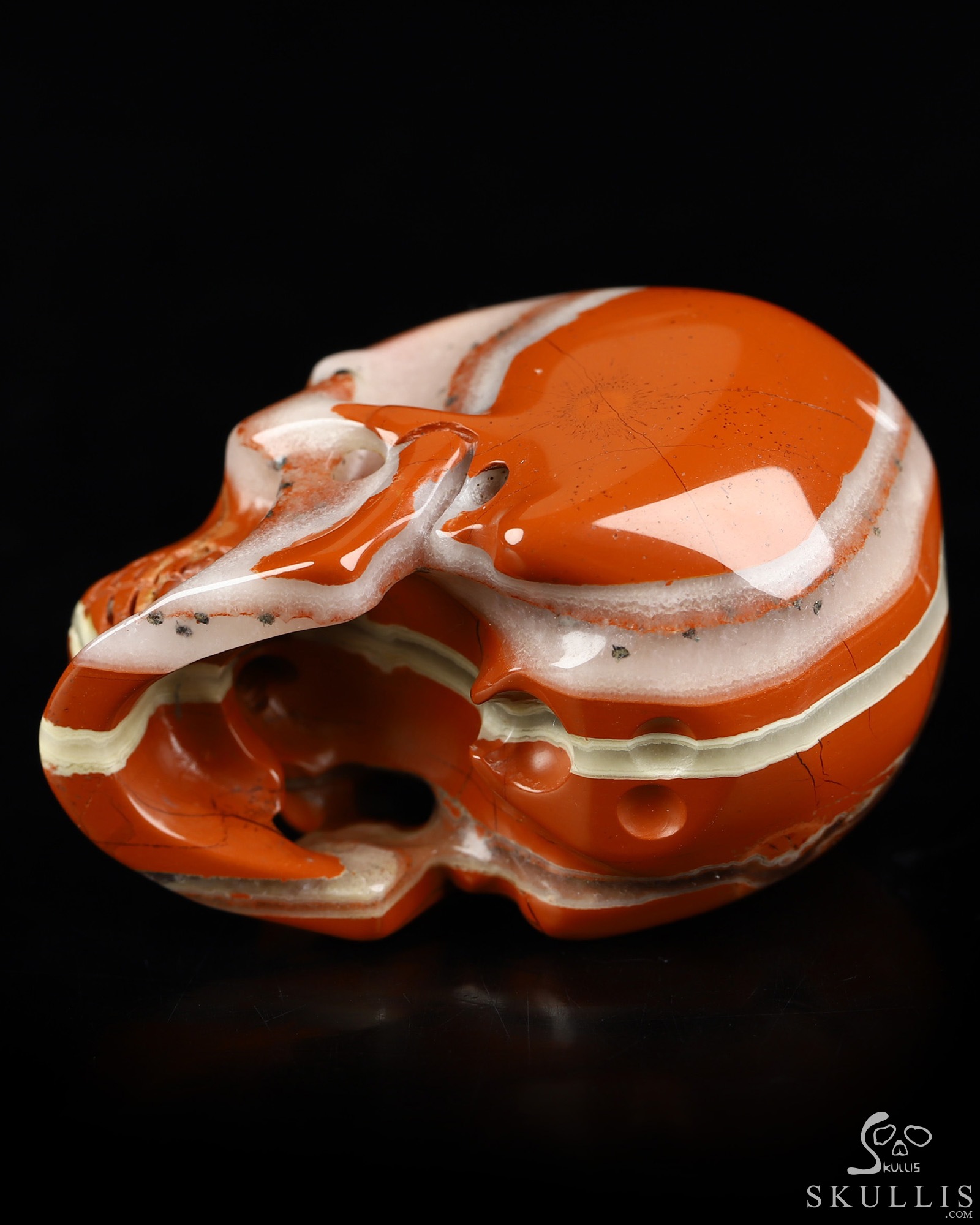 2.0" Red Jasper Hand Carved Crystal Skull, Super Realistic, Crystal Healing 2.0" Red Jasper Hand Carved Crystal Skull, Super Realistic, Crystal Healing