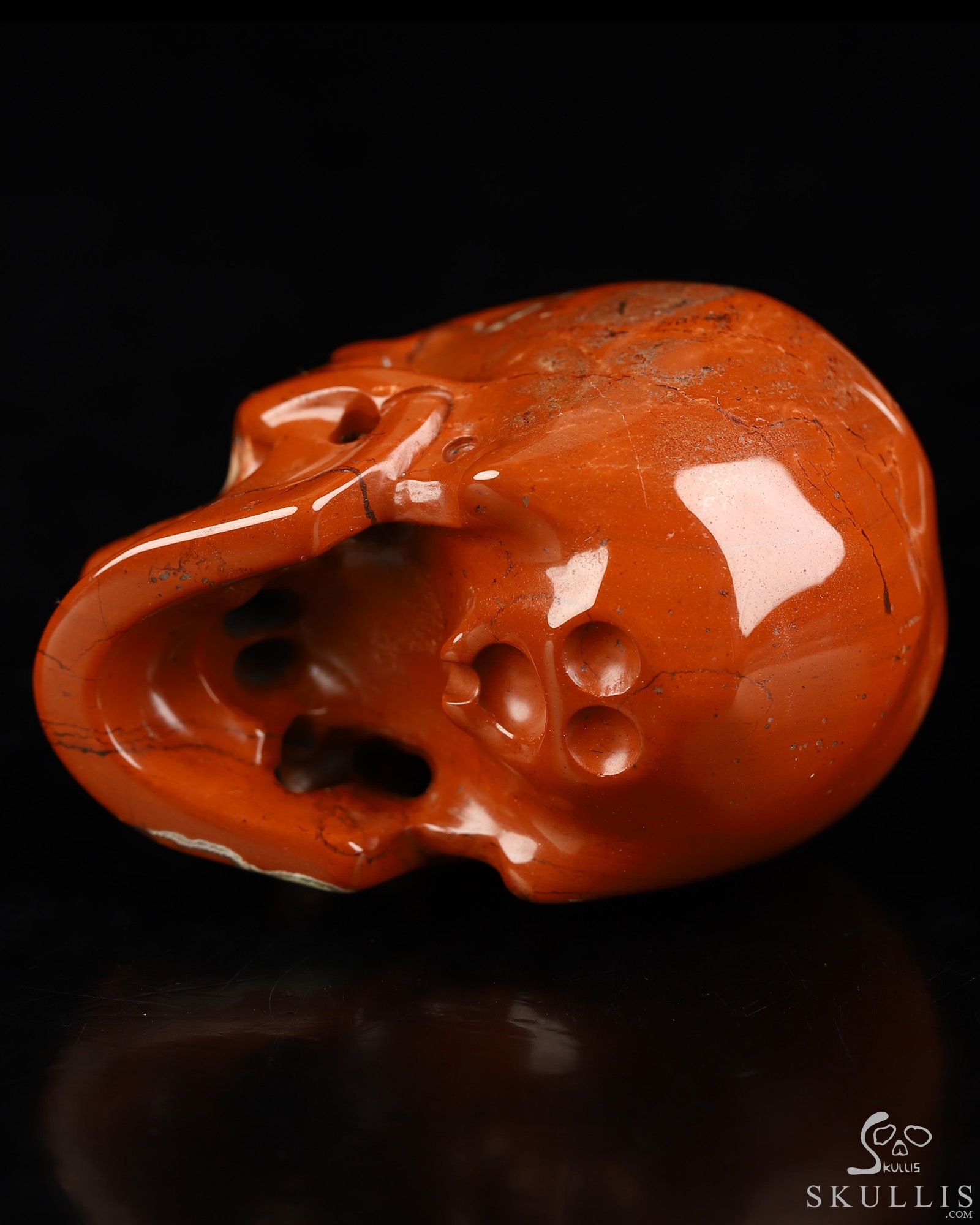 2.0" Red Jasper Hand Carved Crystal Skull, Super Realistic, Crystal Healing 2.0" Red Jasper Hand Carved Crystal Skull, Super Realistic, Crystal Healing