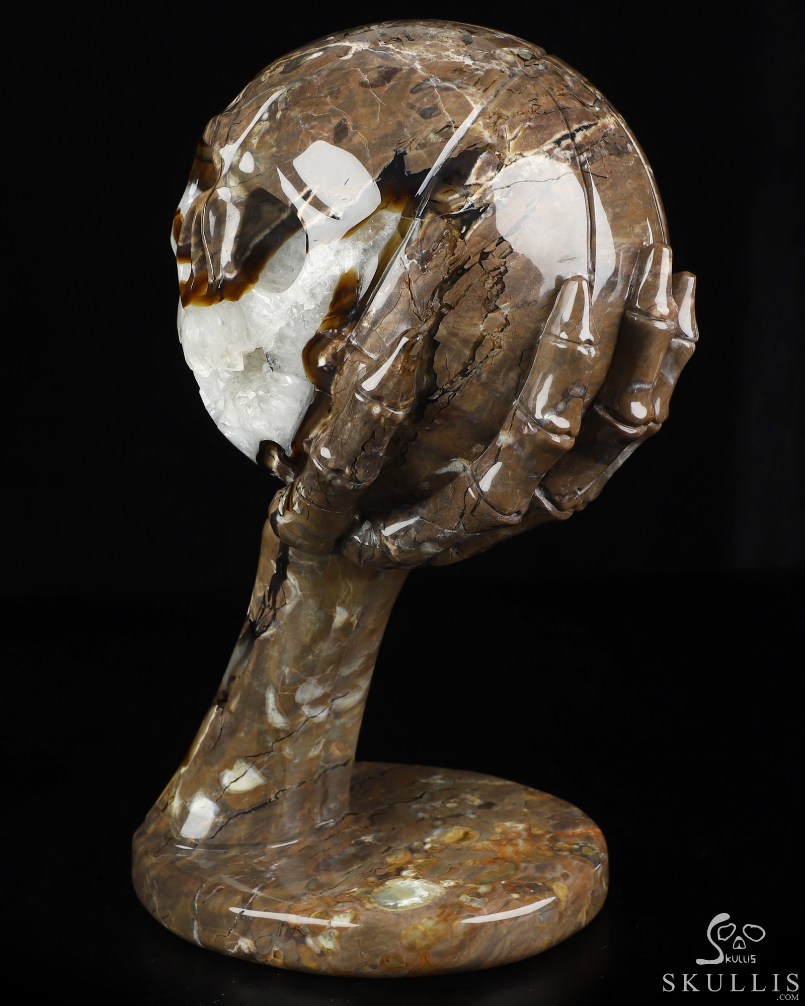 July 28, 2026 ACSAD (A Crystal Skull a Day) - JJJ – Jordan, James, Jabbar - 9.6" Carved Dinosaur Egg Agate Ball And Crystal Skull Fine Art Sculpture, Crystal Healing July 28, 2026 ACSAD (A Crystal Skull a Day) - JJJ – Jordan, James, Jabbar - 9.6" Carved Dinosaur Egg Agate Ball And Crystal Skull Fine Art Sculpture, Crystal Healing