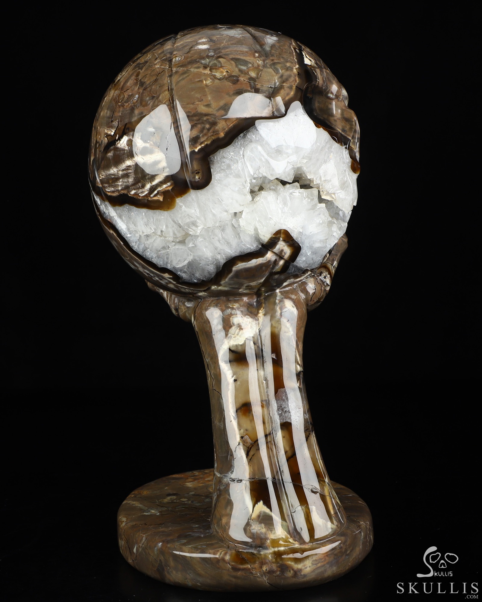 July 28, 2026 ACSAD (A Crystal Skull a Day) - JJJ – Jordan, James, Jabbar - 9.6" Carved Dinosaur Egg Agate Ball And Crystal Skull Fine Art Sculpture, Crystal Healing July 28, 2026 ACSAD (A Crystal Skull a Day) - JJJ – Jordan, James, Jabbar - 9.6" Carved Dinosaur Egg Agate Ball And Crystal Skull Fine Art Sculpture, Crystal Healing