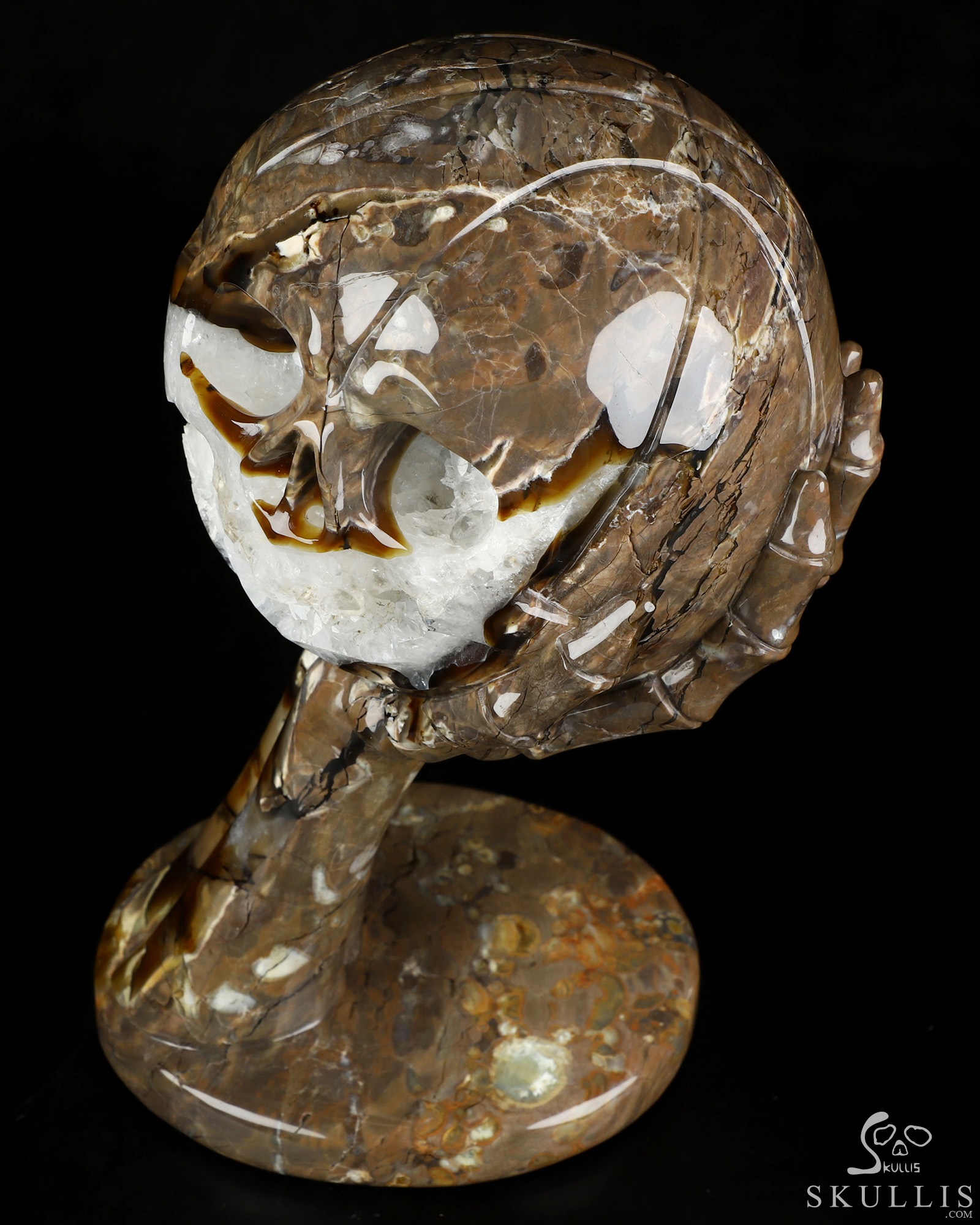 July 28, 2026 ACSAD (A Crystal Skull a Day) - JJJ – Jordan, James, Jabbar - 9.6" Carved Dinosaur Egg Agate Ball And Crystal Skull Fine Art Sculpture, Crystal Healing July 28, 2026 ACSAD (A Crystal Skull a Day) - JJJ – Jordan, James, Jabbar - 9.6" Carved Dinosaur Egg Agate Ball And Crystal Skull Fine Art Sculpture, Crystal Healing