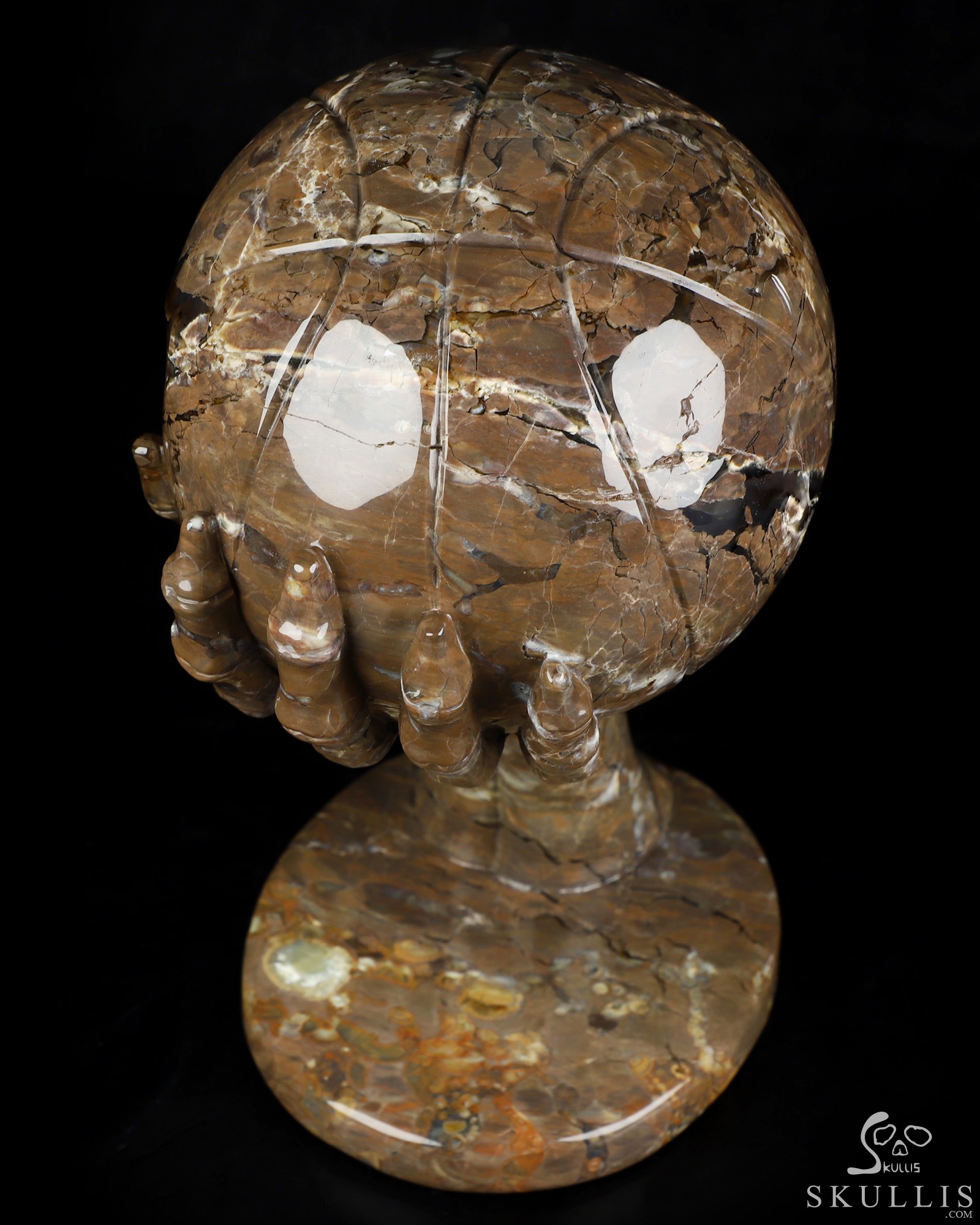 July 28, 2026 ACSAD (A Crystal Skull a Day) - JJJ – Jordan, James, Jabbar - 9.6" Carved Dinosaur Egg Agate Ball And Crystal Skull Fine Art Sculpture, Crystal Healing July 28, 2026 ACSAD (A Crystal Skull a Day) - JJJ – Jordan, James, Jabbar - 9.6" Carved Dinosaur Egg Agate Ball And Crystal Skull Fine Art Sculpture, Crystal Healing