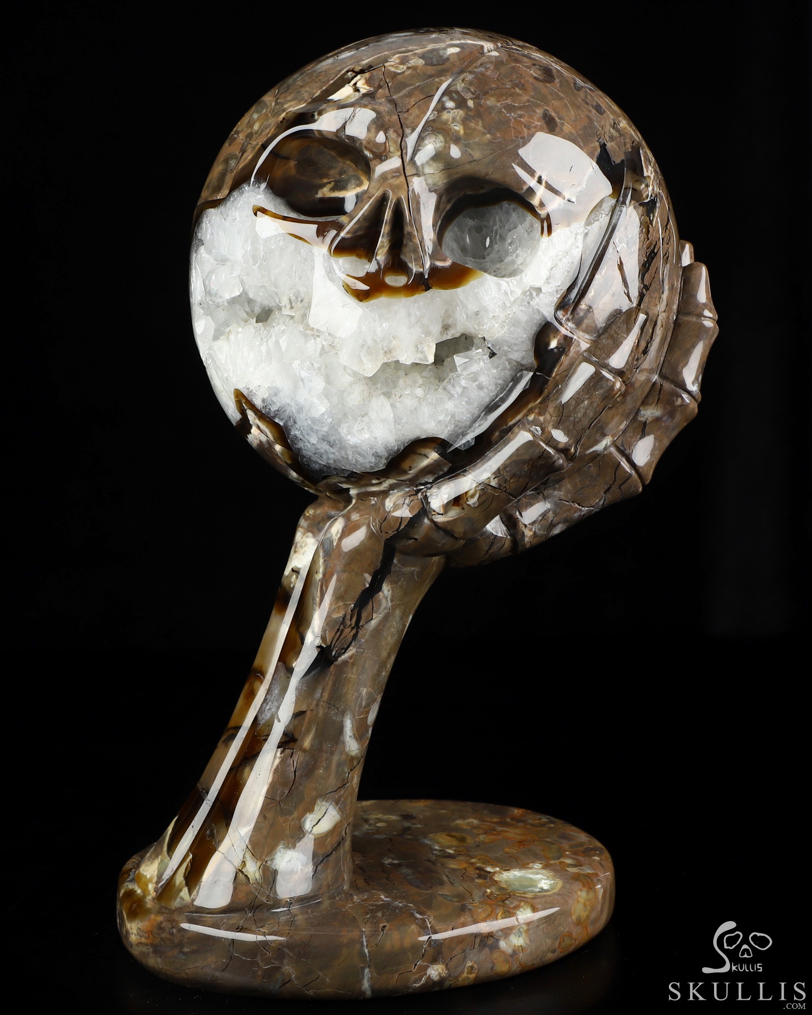 July 28, 2026 ACSAD (A Crystal Skull a Day) - JJJ – Jordan, James, Jabbar - 9.6" Carved Dinosaur Egg Agate Ball And Crystal Skull Fine Art Sculpture, Crystal Healing July 28, 2026 ACSAD (A Crystal Skull a Day) - JJJ – Jordan, James, Jabbar - 9.6" Carved Dinosaur Egg Agate Ball And Crystal Skull Fine Art Sculpture, Crystal Healing