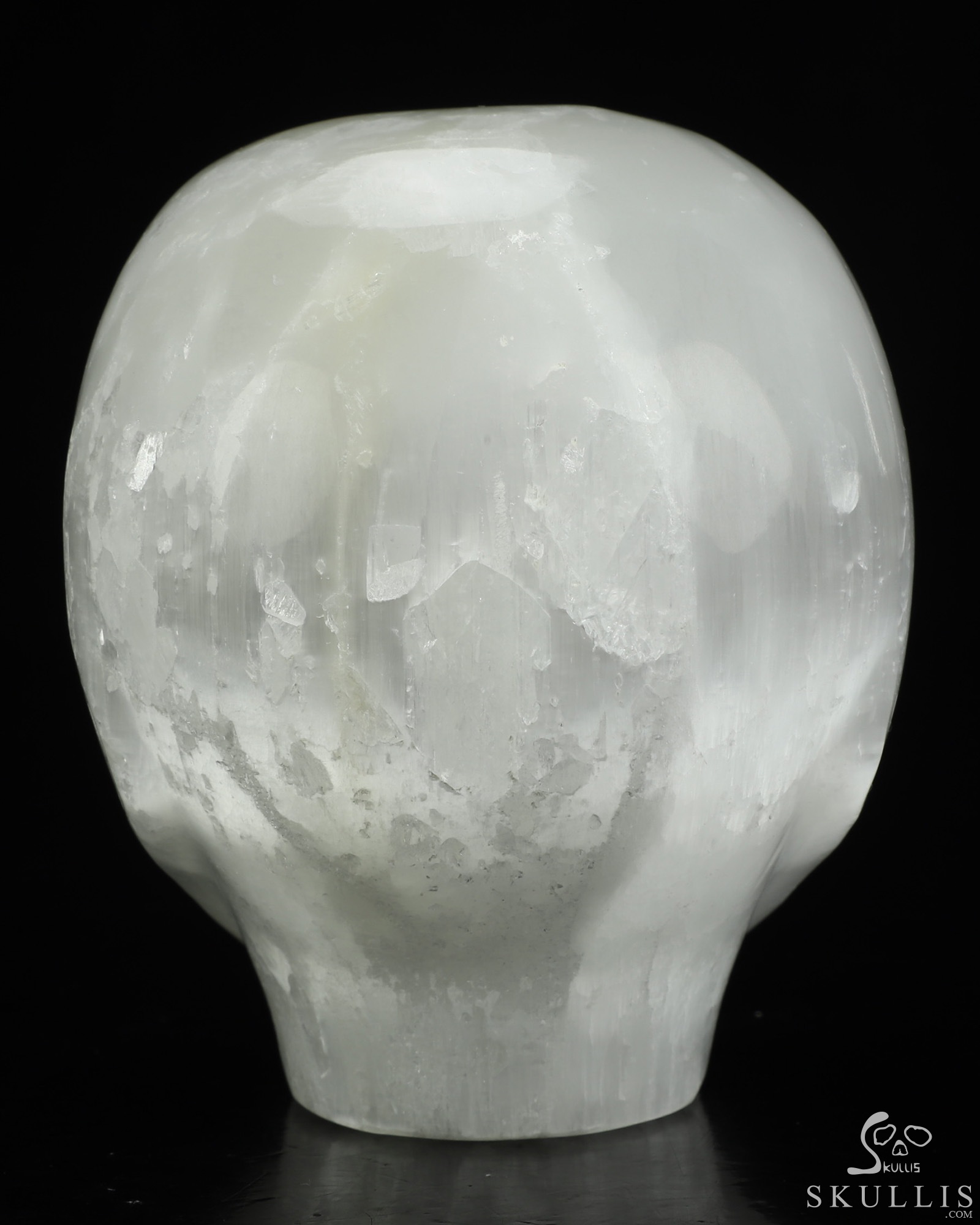 3.9" Selenite Star Being Female Alien Crystal Skull Companion, Hand Carved Gemstone Fine Art Sculpture, Reiki Healing Stone Statue 3.9" Selenite Star Being Female Alien Crystal Skull Companion, Hand Carved Gemstone Fine Art Sculpture, Reiki Healing Stone Statue