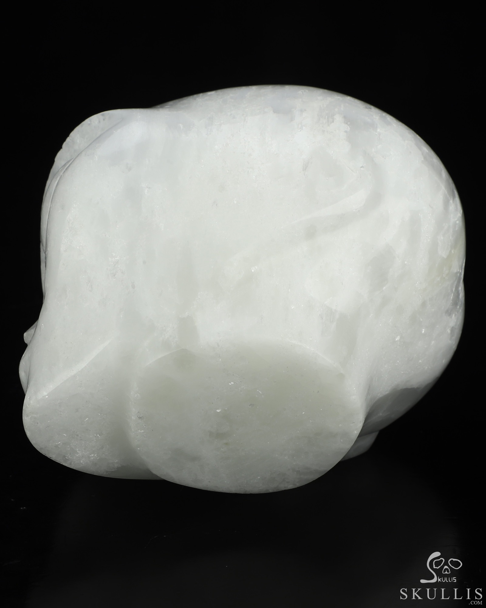 3.9" Selenite Star Being Female Alien Crystal Skull Companion, Hand Carved Gemstone Fine Art Sculpture, Reiki Healing Stone Statue 3.9" Selenite Star Being Female Alien Crystal Skull Companion, Hand Carved Gemstone Fine Art Sculpture, Reiki Healing Stone Statue
