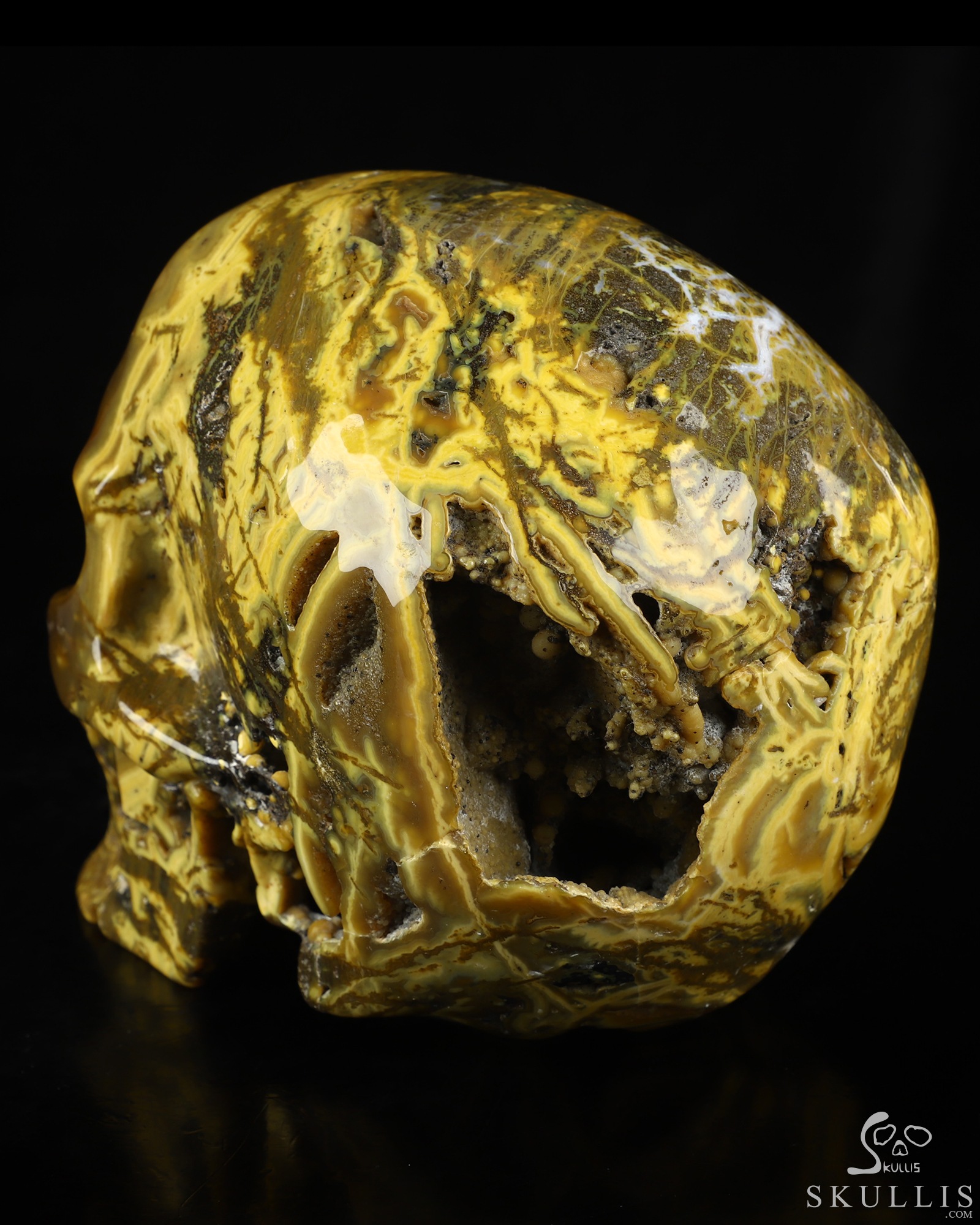 Lifesized 6.8" Agate Hand Carved Crystal Skull, Super Realistic, Crystal Healing Lifesized 6.8" Agate Hand Carved Crystal Skull, Super Realistic, Crystal Healing