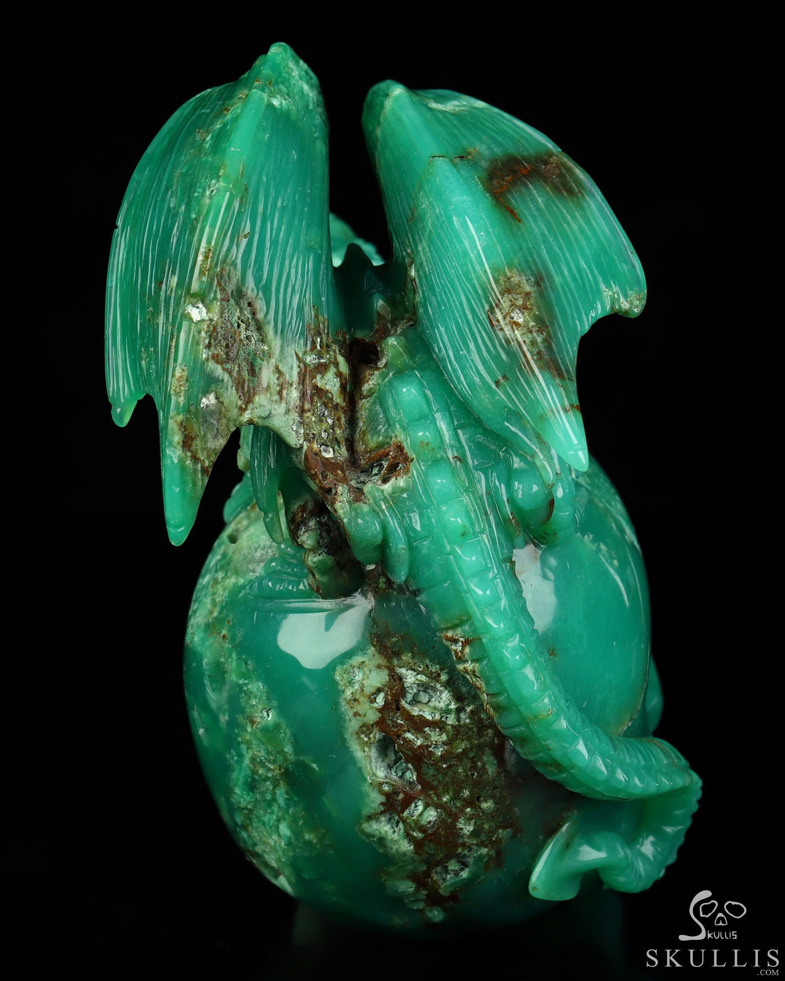 July 19, 2026 ACSAD (A Crystal Skull a Day) - Guarding What Remains - 5.0" Chrysoprase Hand Carved Crystal Skull Fine Art Sculpture, Crystal Healing July 19, 2026 ACSAD (A Crystal Skull a Day) - Guarding What Remains - 5.0" Chrysoprase Hand Carved Crystal Skull Fine Art Sculpture, Crystal Healing