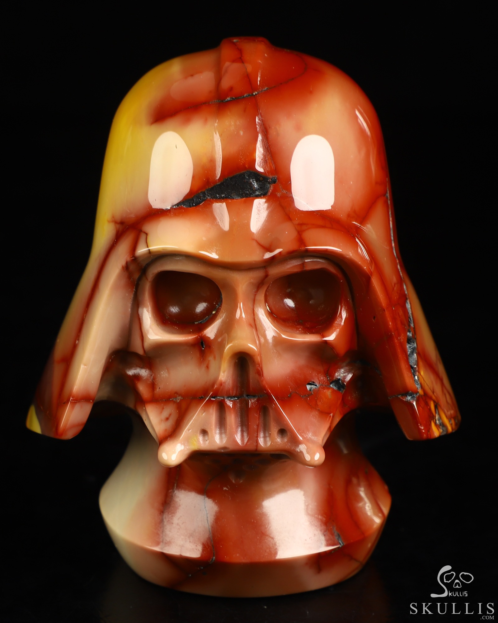 3.5" Mookaite Jasper Hand Carved Crystal Skull Fine Art Sculpture, Crystal Healing 3.5" Mookaite Jasper Hand Carved Crystal Skull Fine Art Sculpture, Crystal Healing