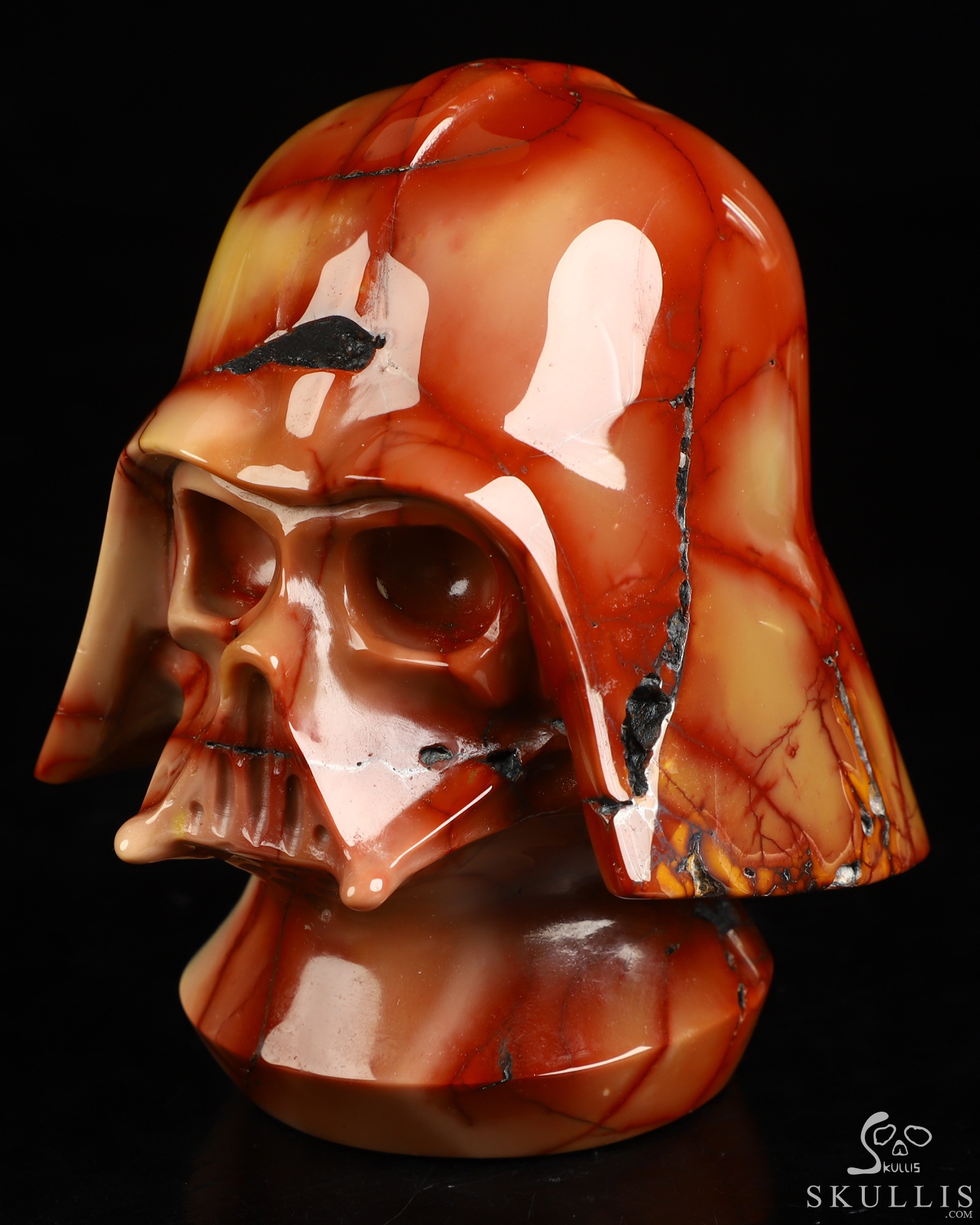 3.5" Mookaite Jasper Hand Carved Crystal Skull Fine Art Sculpture, Crystal Healing 3.5" Mookaite Jasper Hand Carved Crystal Skull Fine Art Sculpture, Crystal Healing