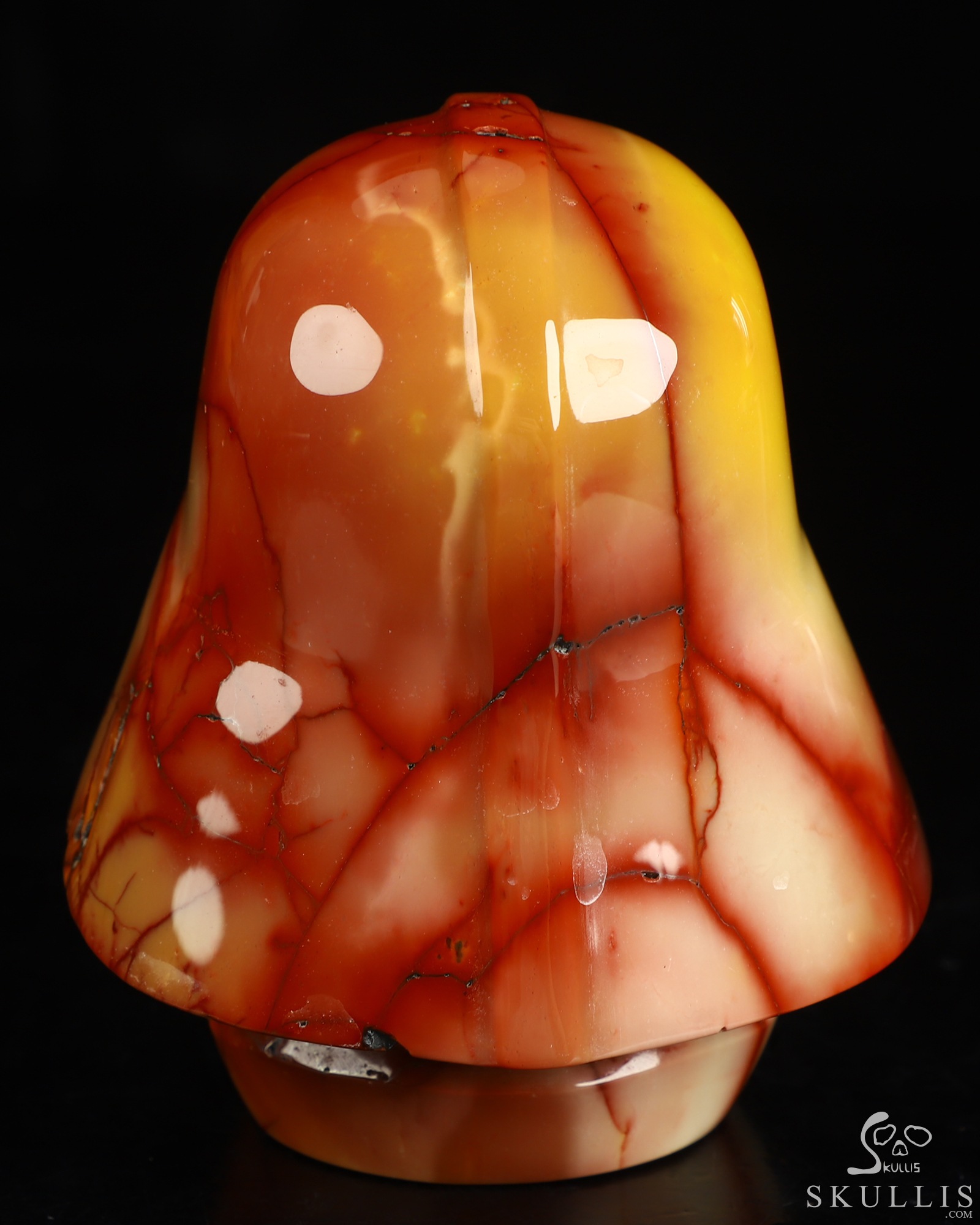 3.5" Mookaite Jasper Hand Carved Crystal Skull Fine Art Sculpture, Crystal Healing 3.5" Mookaite Jasper Hand Carved Crystal Skull Fine Art Sculpture, Crystal Healing