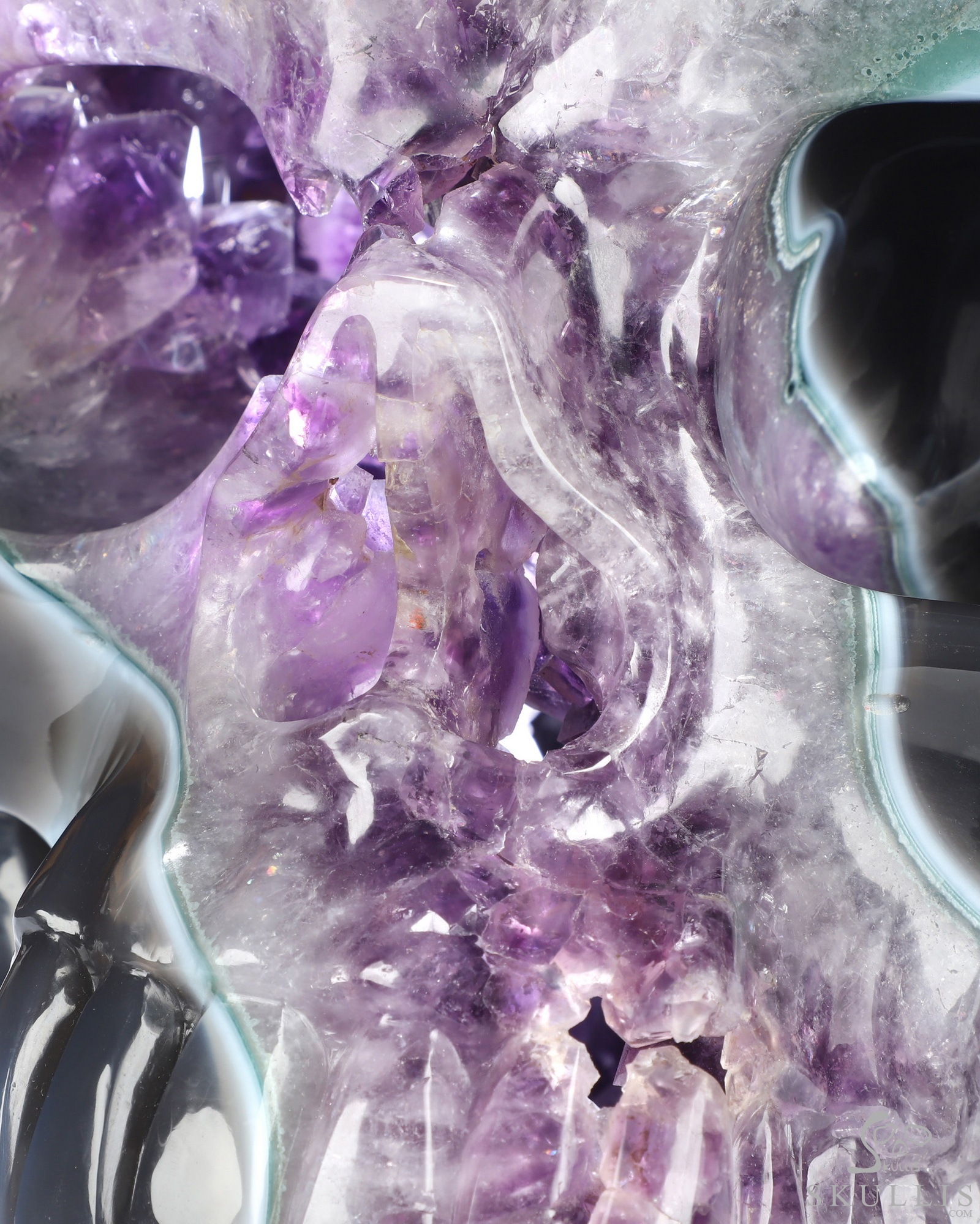 Oct 23, 2026 ACSAD (A Crystal Skull a Day) - The Universe Having an Idea - 73.3 LB Titan 15.7" Agate Amethyst Geode Hand Carved Crystal Skull, Super Realistic, Crystal Healing Oct 23, 2026 ACSAD (A Crystal Skull a Day) - The Universe Having an Idea - 73.3 LB Titan 15.7" Agate Amethyst Geode Hand Carved Crystal Skull, Super Realistic, Crystal Healing