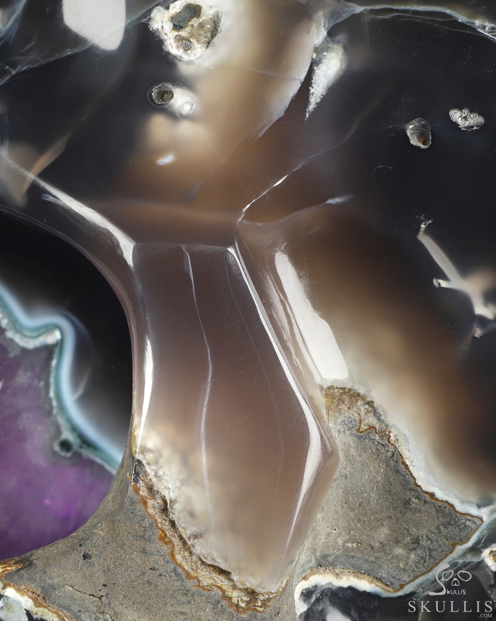 Oct 23, 2026 ACSAD (A Crystal Skull a Day) - The Universe Having an Idea - 73.3 LB Titan 15.7" Agate Amethyst Geode Hand Carved Crystal Skull, Super Realistic, Crystal Healing Oct 23, 2026 ACSAD (A Crystal Skull a Day) - The Universe Having an Idea - 73.3 LB Titan 15.7" Agate Amethyst Geode Hand Carved Crystal Skull, Super Realistic, Crystal Healing