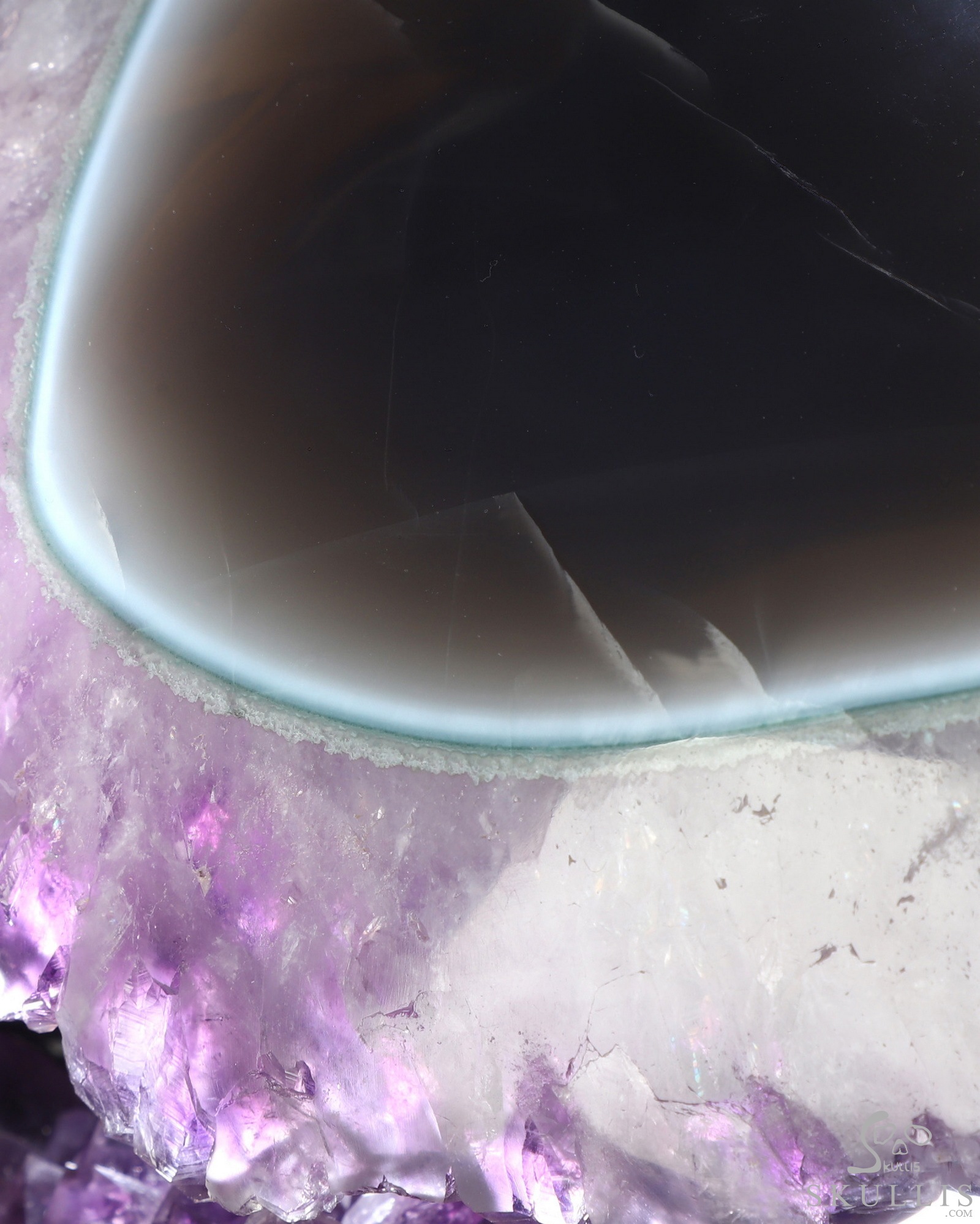 Oct 23, 2026 ACSAD (A Crystal Skull a Day) - The Universe Having an Idea - 73.3 LB Titan 15.7" Agate Amethyst Geode Hand Carved Crystal Skull, Super Realistic, Crystal Healing Oct 23, 2026 ACSAD (A Crystal Skull a Day) - The Universe Having an Idea - 73.3 LB Titan 15.7" Agate Amethyst Geode Hand Carved Crystal Skull, Super Realistic, Crystal Healing