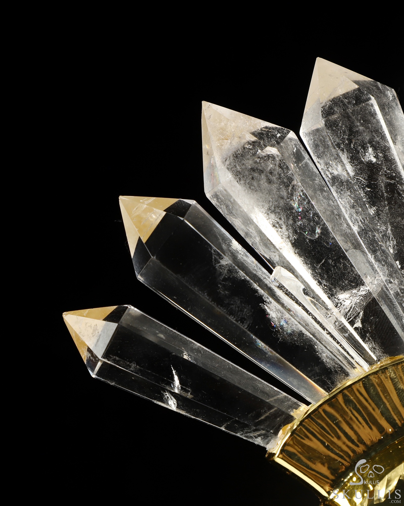 7.1" Quartz Rock Crystal Hand Carved Punk Crystal Skull Sculpture, Crystal Healing 7.1" Quartz Rock Crystal Hand Carved Punk Crystal Skull Sculpture, Crystal Healing