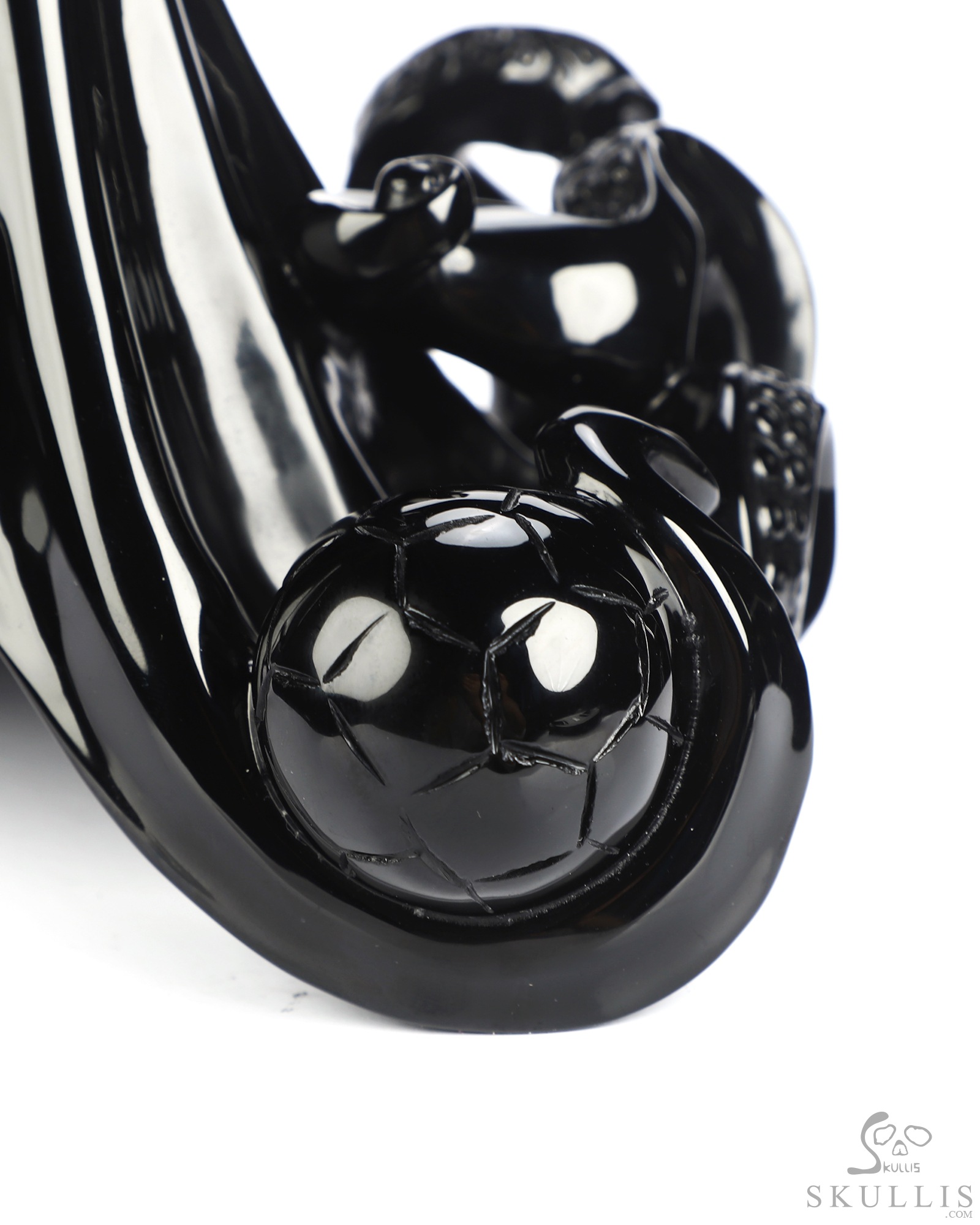 July 17, 2026 ACSAD (A Crystal Skull a Day) - The Blue Sharks' Wave - 6.9" Black Obsidian Carved Octopus Crystal Skull Fine Art Sculpture, Crystal Healing July 17, 2026 ACSAD (A Crystal Skull a Day) - The Blue Sharks' Wave - 6.9" Black Obsidian Carved Octopus Crystal Skull Fine Art Sculpture, Crystal Healing