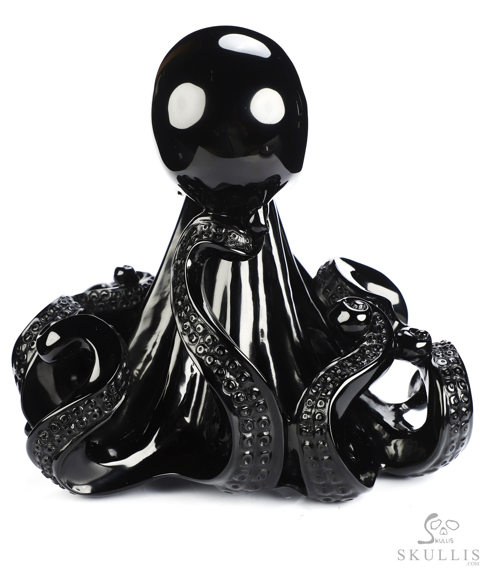 July 17, 2026 ACSAD (A Crystal Skull a Day) - The Blue Sharks' Wave - 6.9" Black Obsidian Carved Octopus Crystal Skull Fine Art Sculpture, Crystal Healing July 17, 2026 ACSAD (A Crystal Skull a Day) - The Blue Sharks' Wave - 6.9" Black Obsidian Carved Octopus Crystal Skull Fine Art Sculpture, Crystal Healing