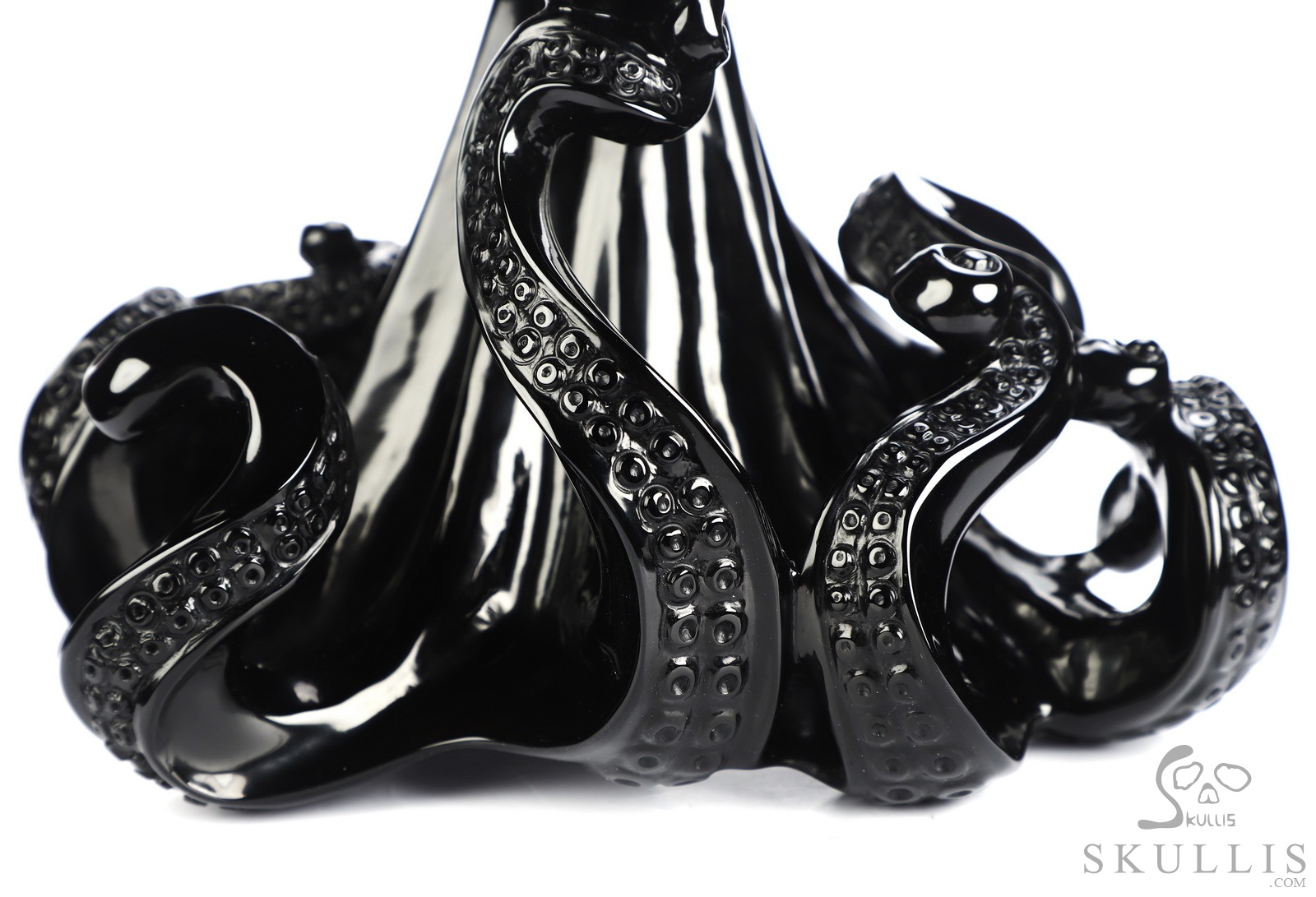 July 17, 2026 ACSAD (A Crystal Skull a Day) - The Blue Sharks' Wave - 6.9" Black Obsidian Carved Octopus Crystal Skull Fine Art Sculpture, Crystal Healing July 17, 2026 ACSAD (A Crystal Skull a Day) - The Blue Sharks' Wave - 6.9" Black Obsidian Carved Octopus Crystal Skull Fine Art Sculpture, Crystal Healing