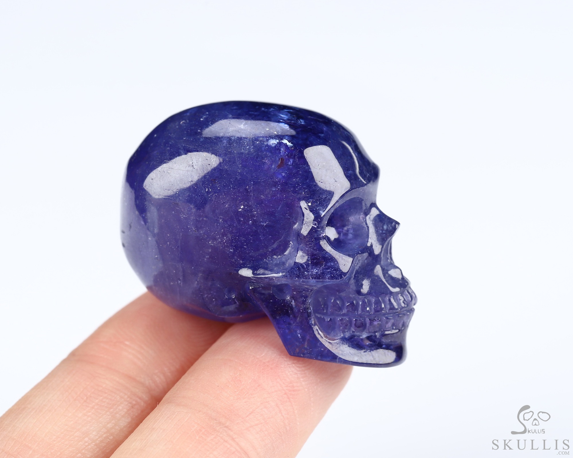 June 17, 2026 ACSAD (A Crystal Skull a Day) - The Indigo Oracle - 1.2" Tanzanite Hand Carved Crystal Skull, Realistic, Crystal Healing June 17, 2026 ACSAD (A Crystal Skull a Day) - The Indigo Oracle - 1.2" Tanzanite Hand Carved Crystal Skull, Realistic, Crystal Healing