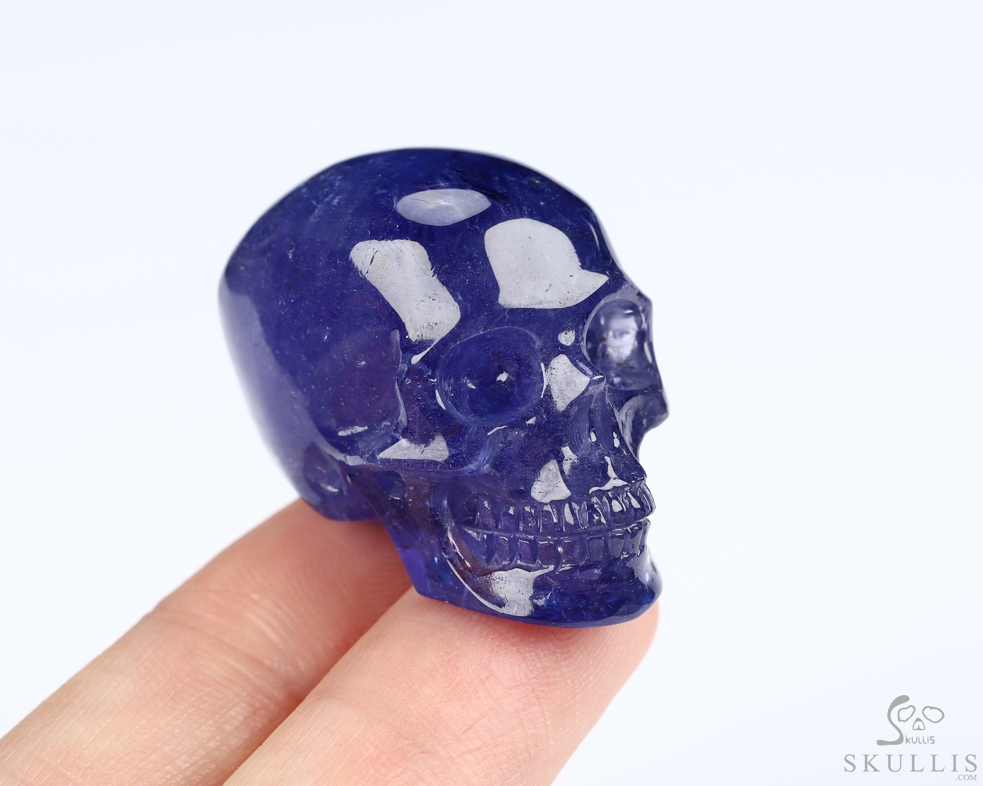June 17, 2026 ACSAD (A Crystal Skull a Day) - The Indigo Oracle - 1.2" Tanzanite Hand Carved Crystal Skull, Realistic, Crystal Healing June 17, 2026 ACSAD (A Crystal Skull a Day) - The Indigo Oracle - 1.2" Tanzanite Hand Carved Crystal Skull, Realistic, Crystal Healing