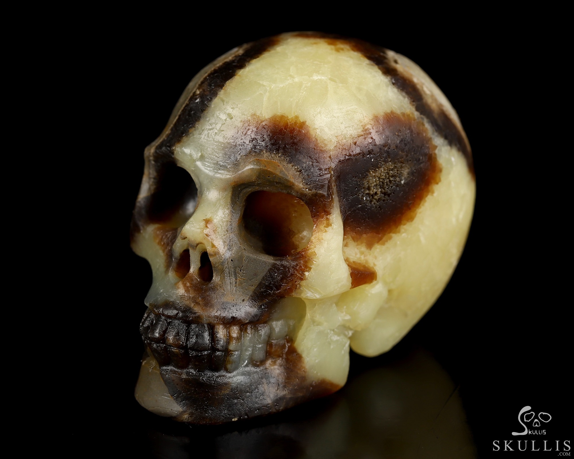 2.0" Dragon Septarian Stone Hand Carved Crystal Skull, Realistic, Crystal Healing 2.0" Dragon Septarian Stone Hand Carved Crystal Skull, Realistic, Crystal Healing