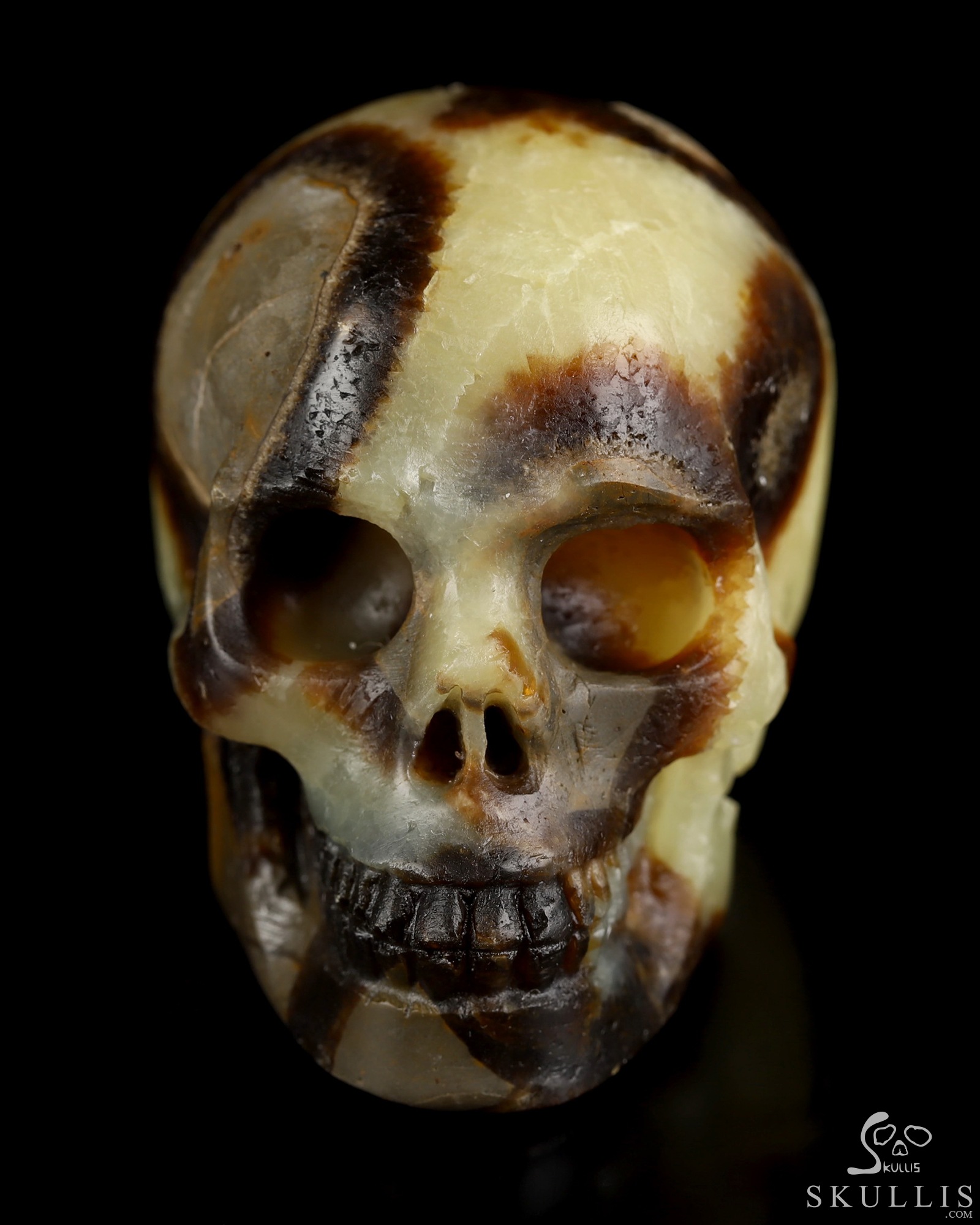 2.0" Dragon Septarian Stone Hand Carved Crystal Skull, Realistic, Crystal Healing 2.0" Dragon Septarian Stone Hand Carved Crystal Skull, Realistic, Crystal Healing