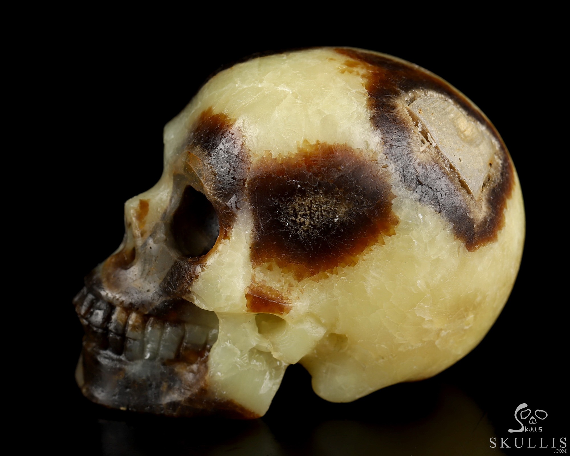 2.0" Dragon Septarian Stone Hand Carved Crystal Skull, Realistic, Crystal Healing 2.0" Dragon Septarian Stone Hand Carved Crystal Skull, Realistic, Crystal Healing
