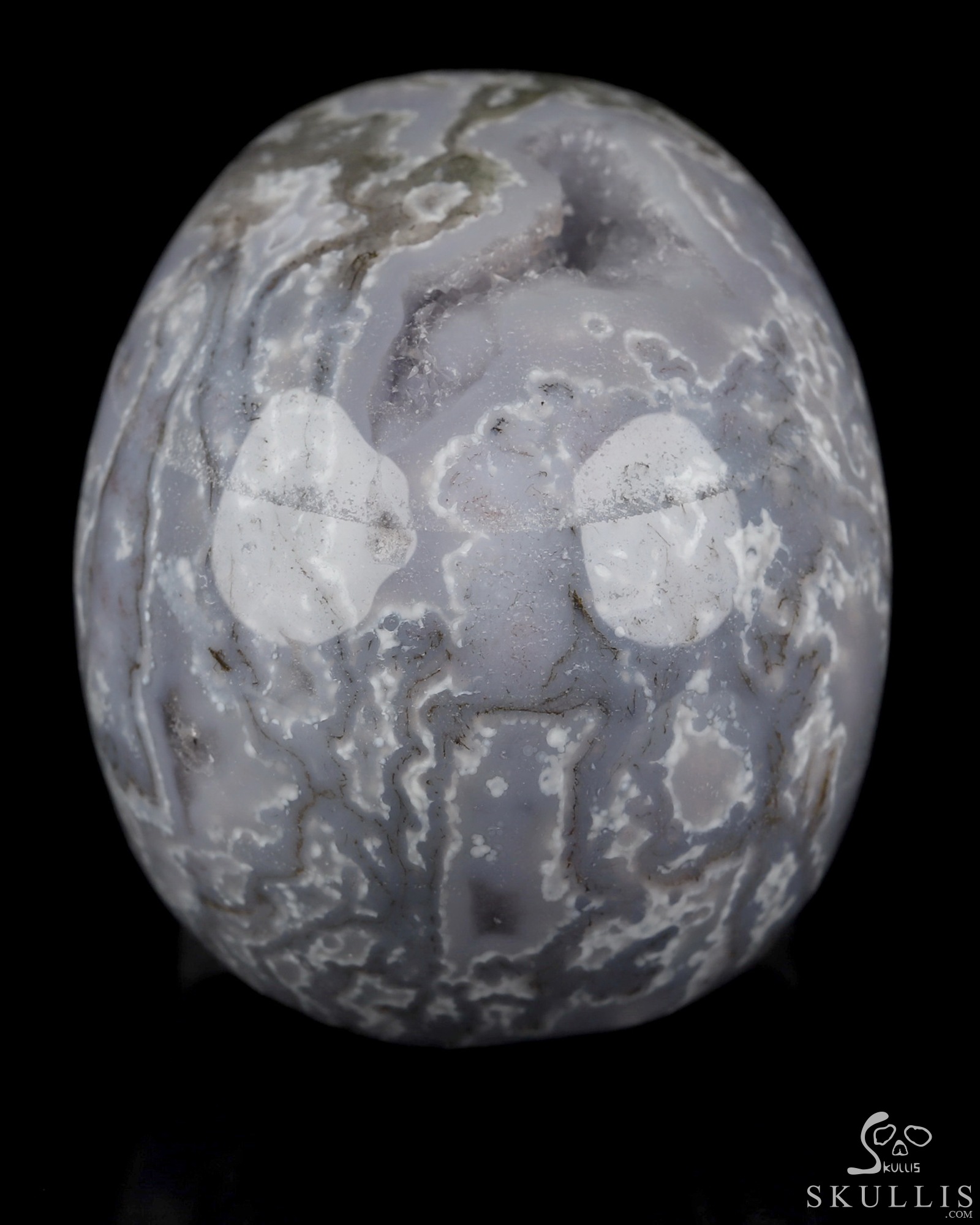 2.0" Green Moss Agate Hand Carved Crystal Skull, Realistic, Crystal Healing 2.0" Green Moss Agate Hand Carved Crystal Skull, Realistic, Crystal Healing