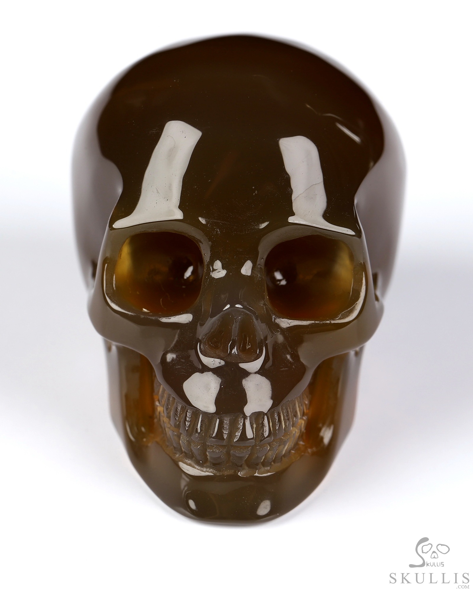 2.0" Agate Hand Carved Crystal Skull, Realistic, Crystal Healing 2.0" Agate Hand Carved Crystal Skull, Realistic, Crystal Healing