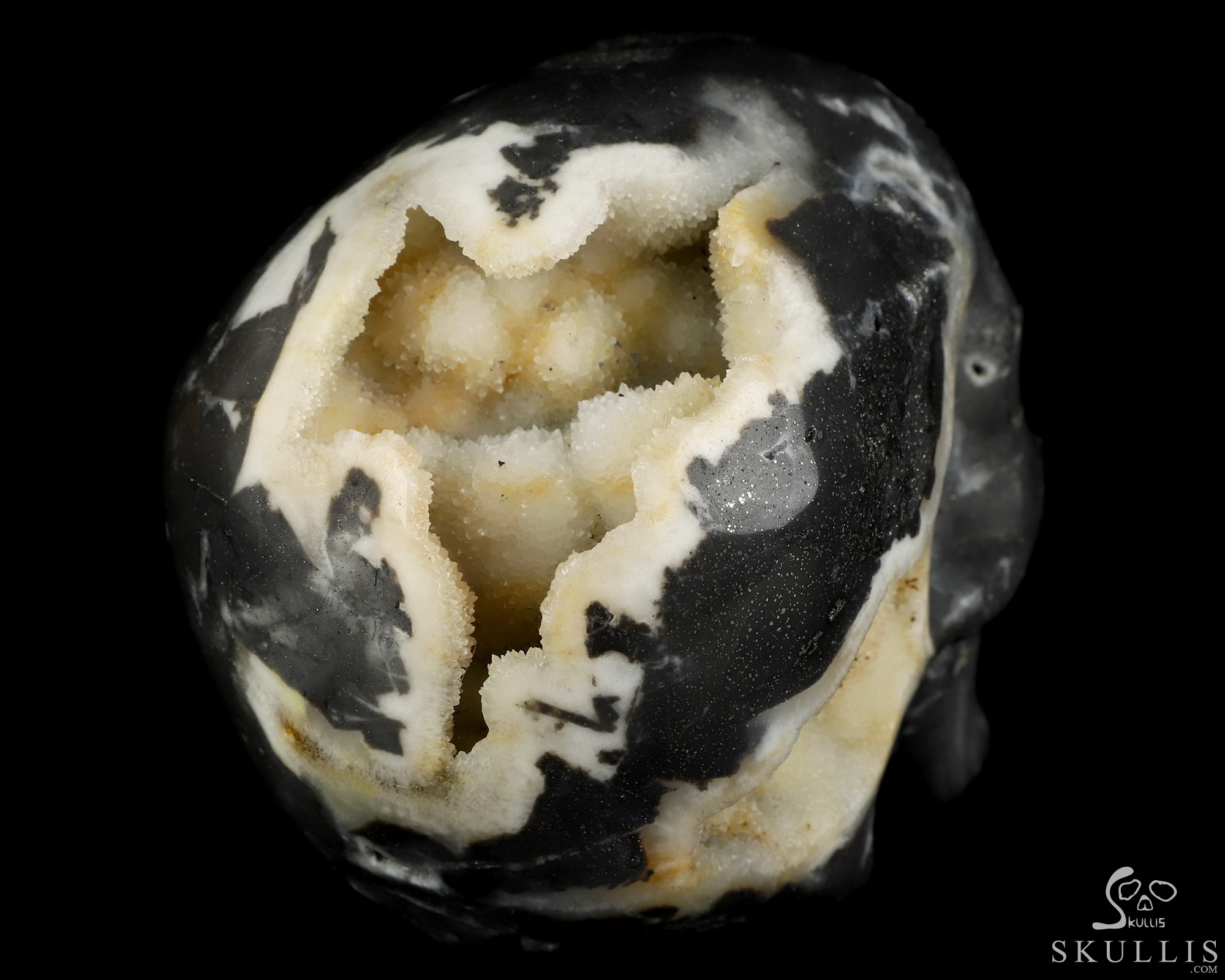 5.1" Sphalerite Hand Carved Crystal Skull, Super Realistic, Crystal Healing 5.1" Sphalerite Hand Carved Crystal Skull, Super Realistic, Crystal Healing