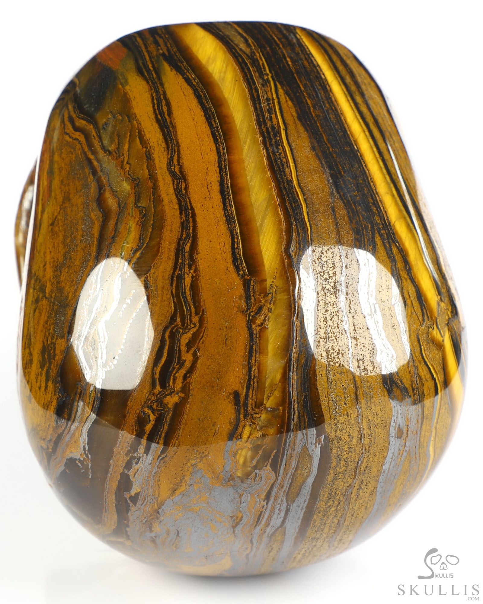 5.3" Tiger Iron Eye Hand Carved Mitchell-Hedges Crystal Skull Replica Sculpture, Crystal Healing 5.3" Tiger Iron Eye Hand Carved Mitchell-Hedges Crystal Skull Replica Sculpture, Crystal Healing