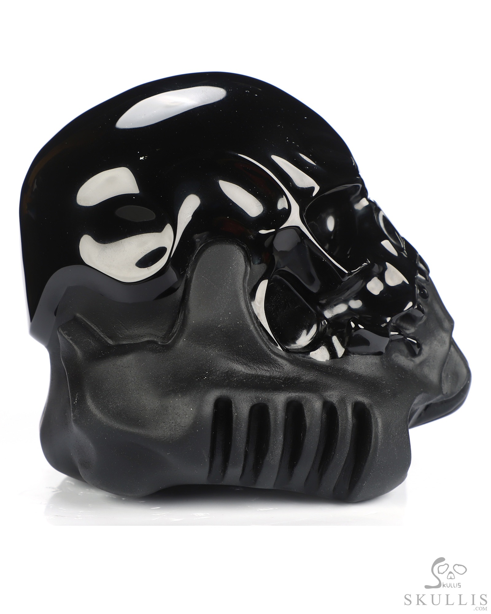 Storm Troopers - 5.0" Black Obsidian Hand Carved Crystal Skull Fine Art Sculpture, Crystal Healing Storm Troopers - 5.0" Black Obsidian Hand Carved Crystal Skull Fine Art Sculpture, Crystal Healing