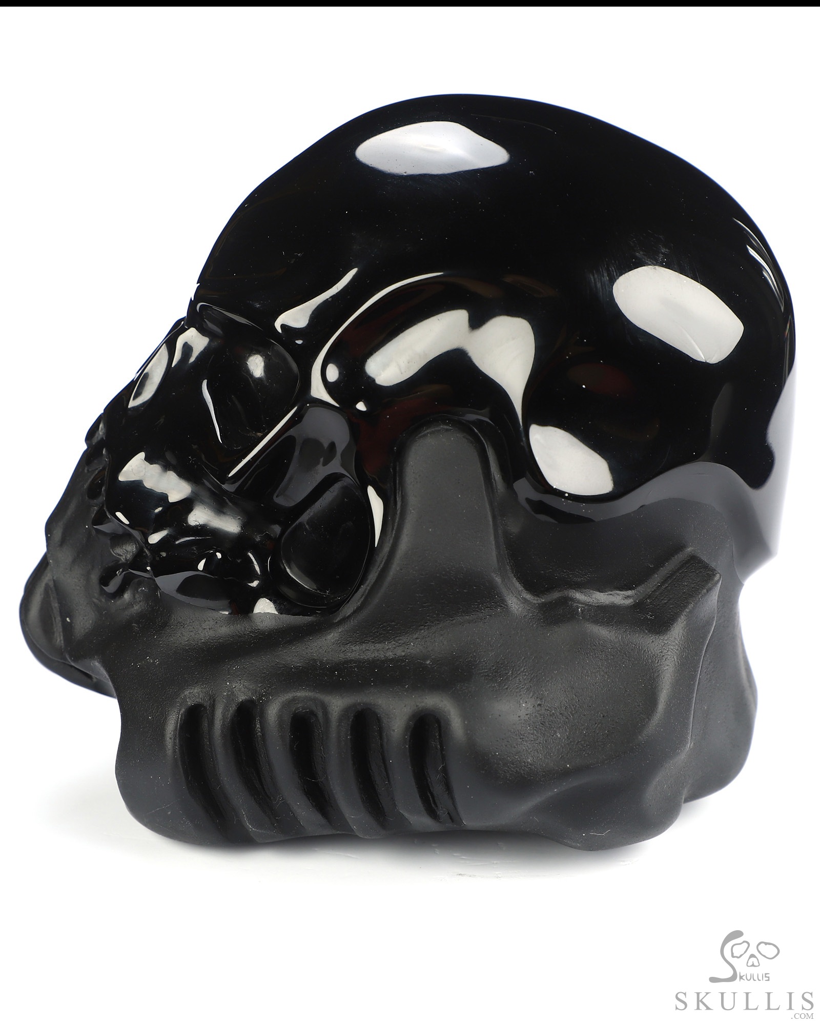 Storm Troopers - 5.0" Black Obsidian Hand Carved Crystal Skull Fine Art Sculpture, Crystal Healing Storm Troopers - 5.0" Black Obsidian Hand Carved Crystal Skull Fine Art Sculpture, Crystal Healing