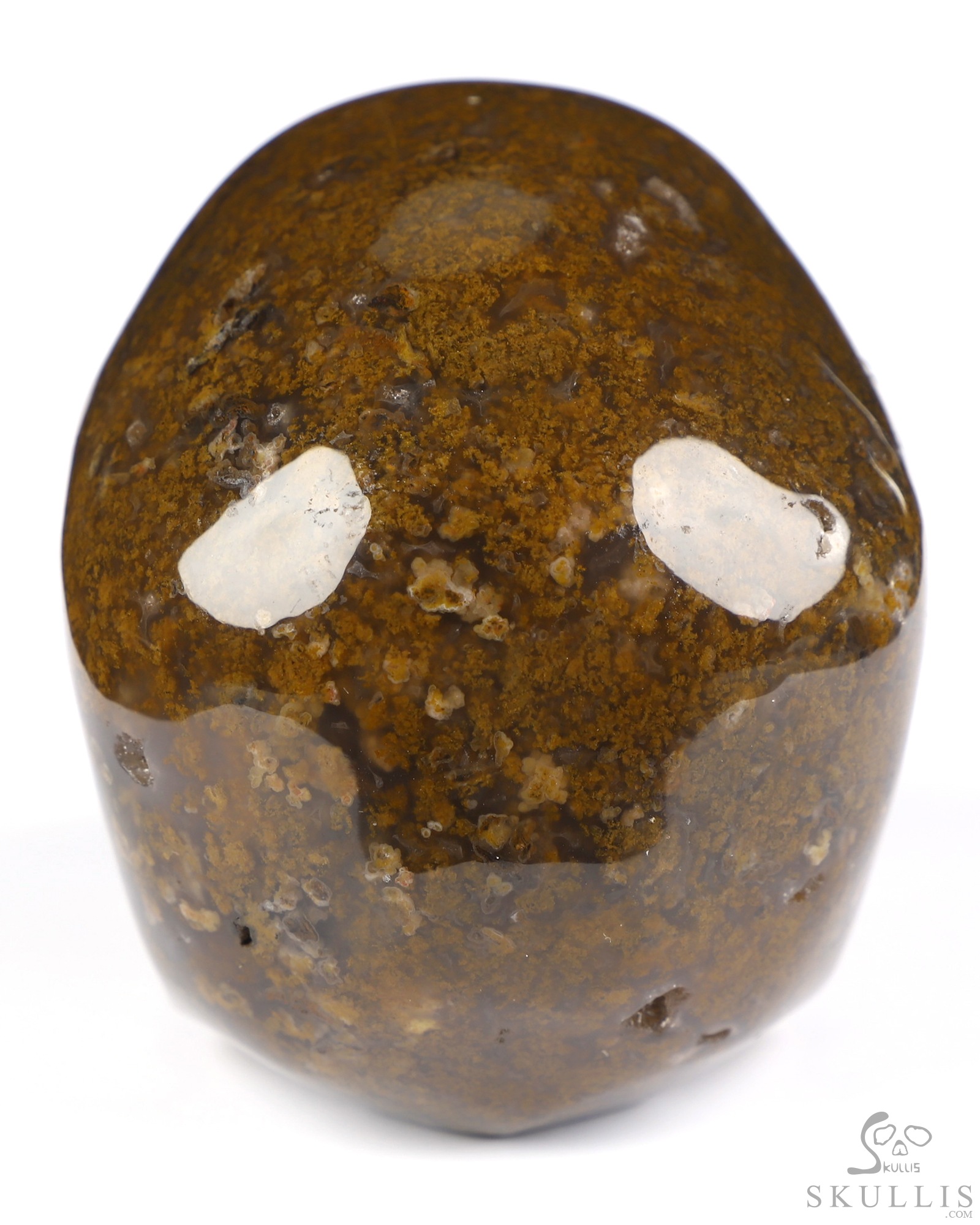 3.3" Moss Agate Hand Carved Crystal Skull, Super Realistic, Crystal Healing 3.3" Moss Agate Hand Carved Crystal Skull, Super Realistic, Crystal Healing