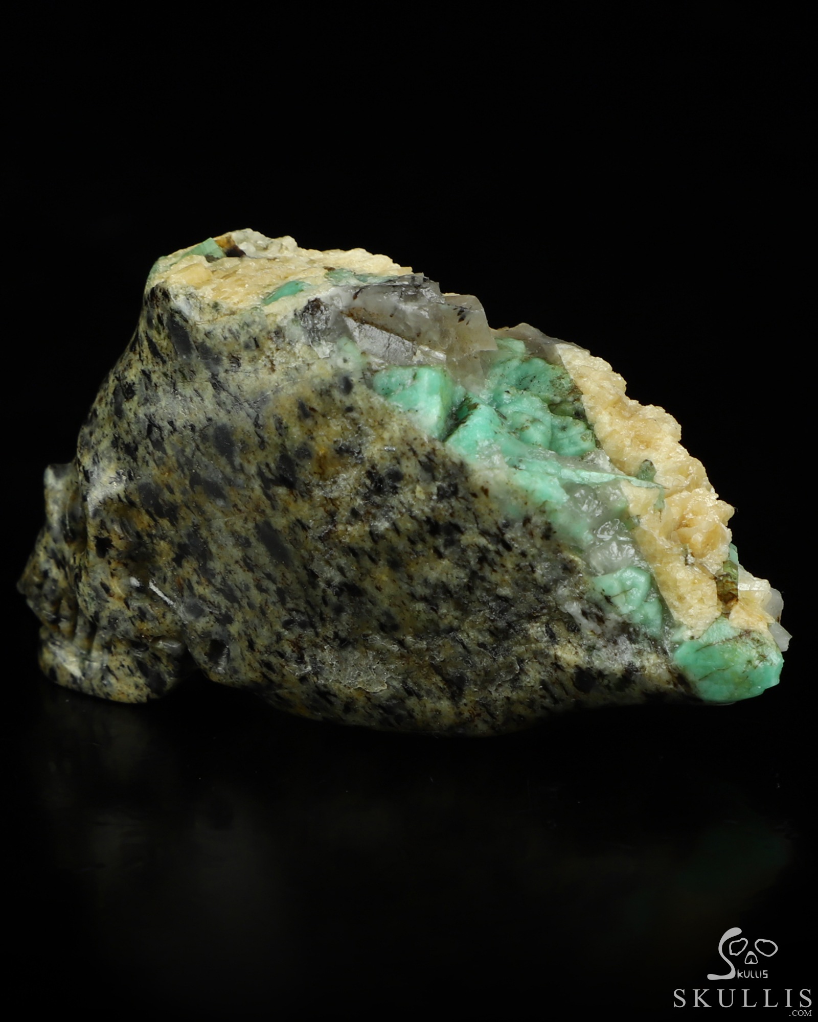 Gemstone 2.0" Emerald Hand Carved Crystal Skull Fine Art Sculpture, Crystal Healing Gemstone 2.0" Emerald Hand Carved Crystal Skull Fine Art Sculpture, Crystal Healing