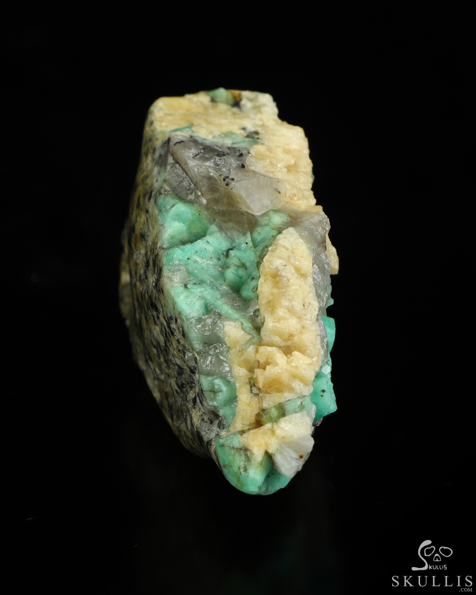 Gemstone 2.0" Emerald Hand Carved Crystal Skull Fine Art Sculpture, Crystal Healing Gemstone 2.0" Emerald Hand Carved Crystal Skull Fine Art Sculpture, Crystal Healing