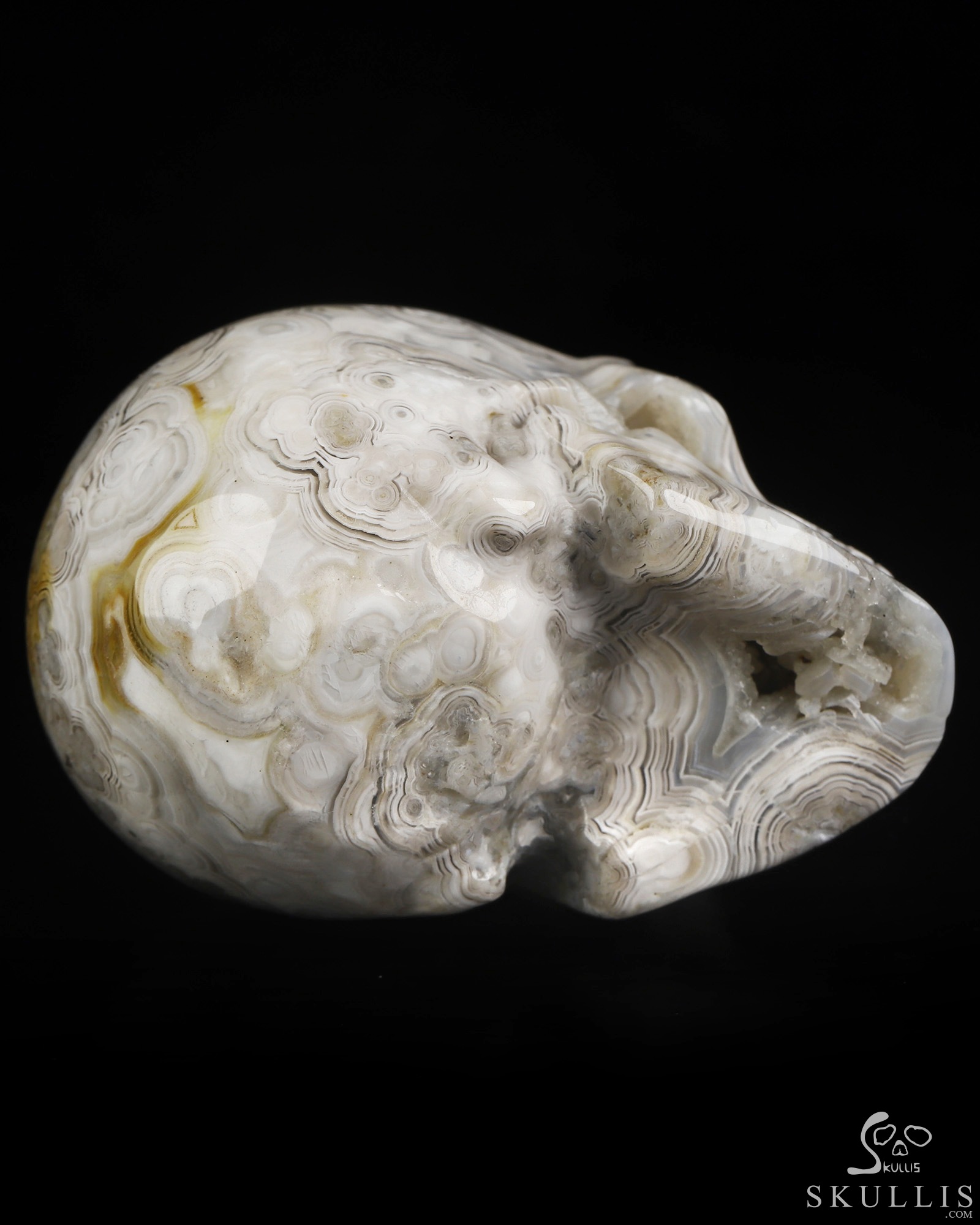 Gemstone 2.0" Red Crazy Lace Agate Hand Carved Crystal Skull, Realistic, Crystal Healing Gemstone 2.0" Red Crazy Lace Agate Hand Carved Crystal Skull, Realistic, Crystal Healing