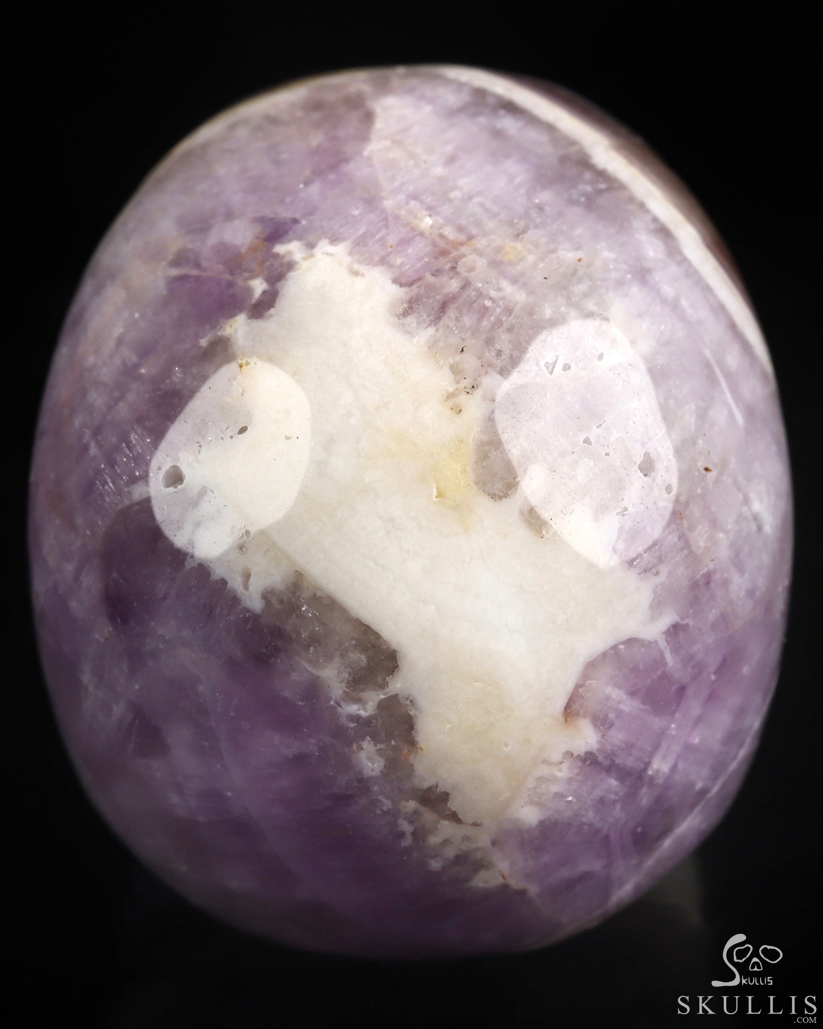 2.0" Dream Chevron Amethyst Hand Carved Crystal Skull, Realistic, Crystal Healing 2.0" Dream Chevron Amethyst Hand Carved Crystal Skull, Realistic, Crystal Healing