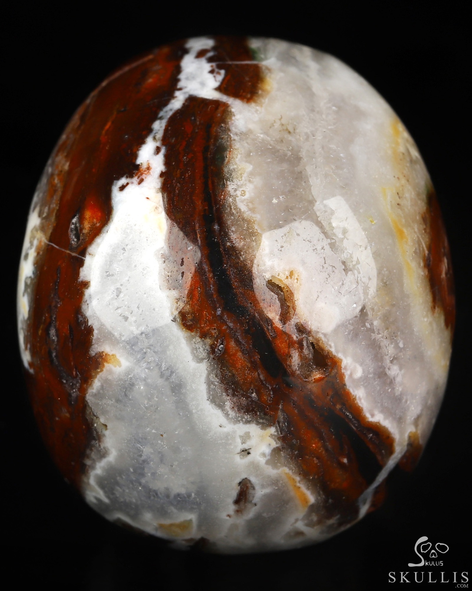 2.0" Black Zebra Agate Hand Carved Crystal Skull, Realistic, Crystal Healing 2.0" Black Zebra Agate Hand Carved Crystal Skull, Realistic, Crystal Healing