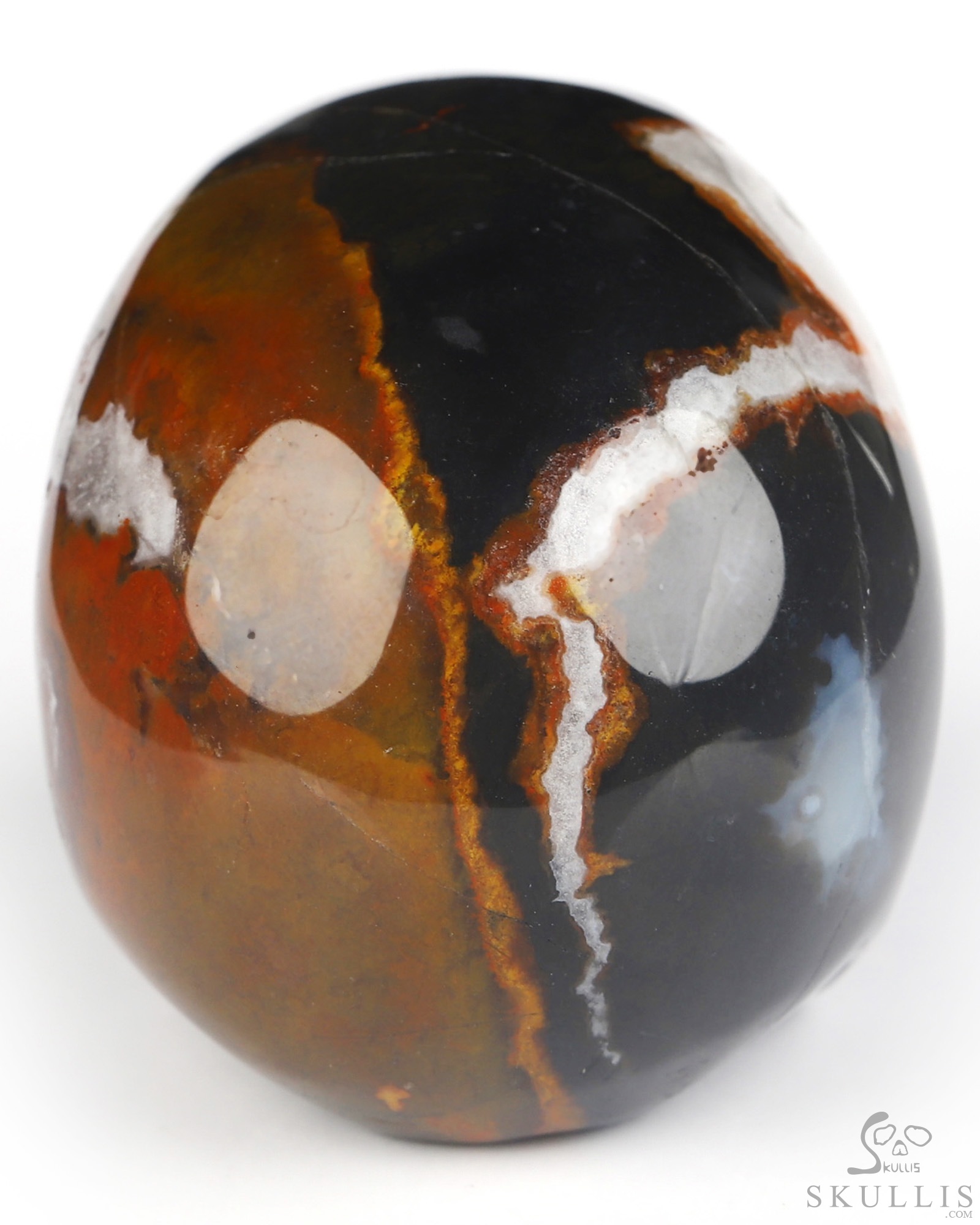 2.0" Black Zebra Agate Hand Carved Crystal Skull, Realistic, Crystal Healing 2.0" Black Zebra Agate Hand Carved Crystal Skull, Realistic, Crystal Healing
