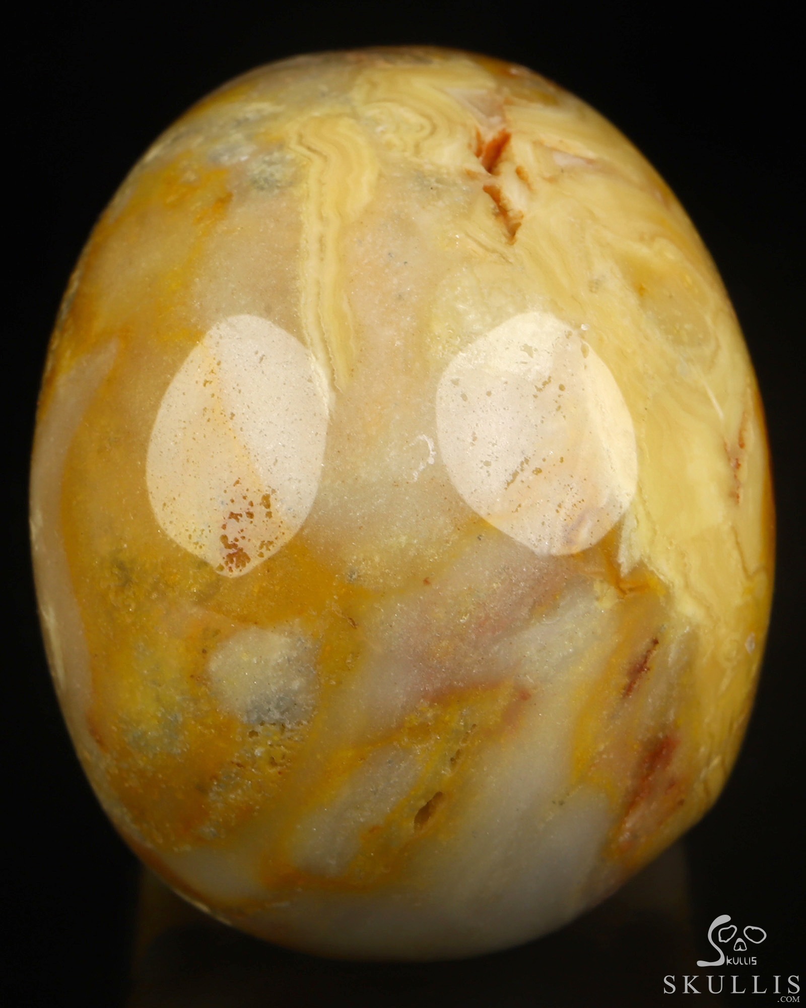 1.9" Crazy Lace Agate Hand Carved Crystal Skull, Realistic, Crystal Healing 1.9" Crazy Lace Agate Hand Carved Crystal Skull, Realistic, Crystal Healing