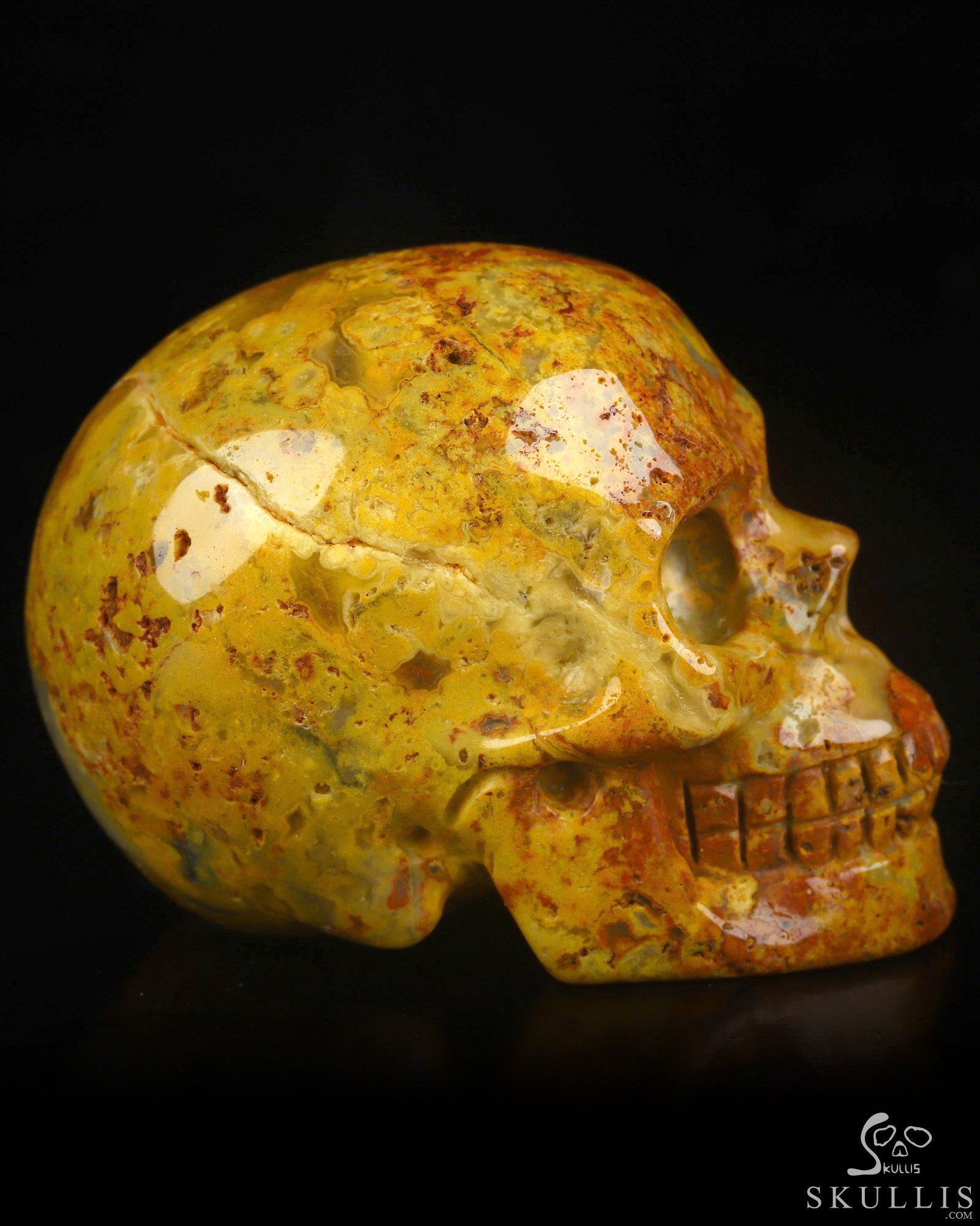 2.0" Crazy Lace Agate Hand Carved Crystal Skull, Realistic, Crystal Healing 2.0" Crazy Lace Agate Hand Carved Crystal Skull, Realistic, Crystal Healing